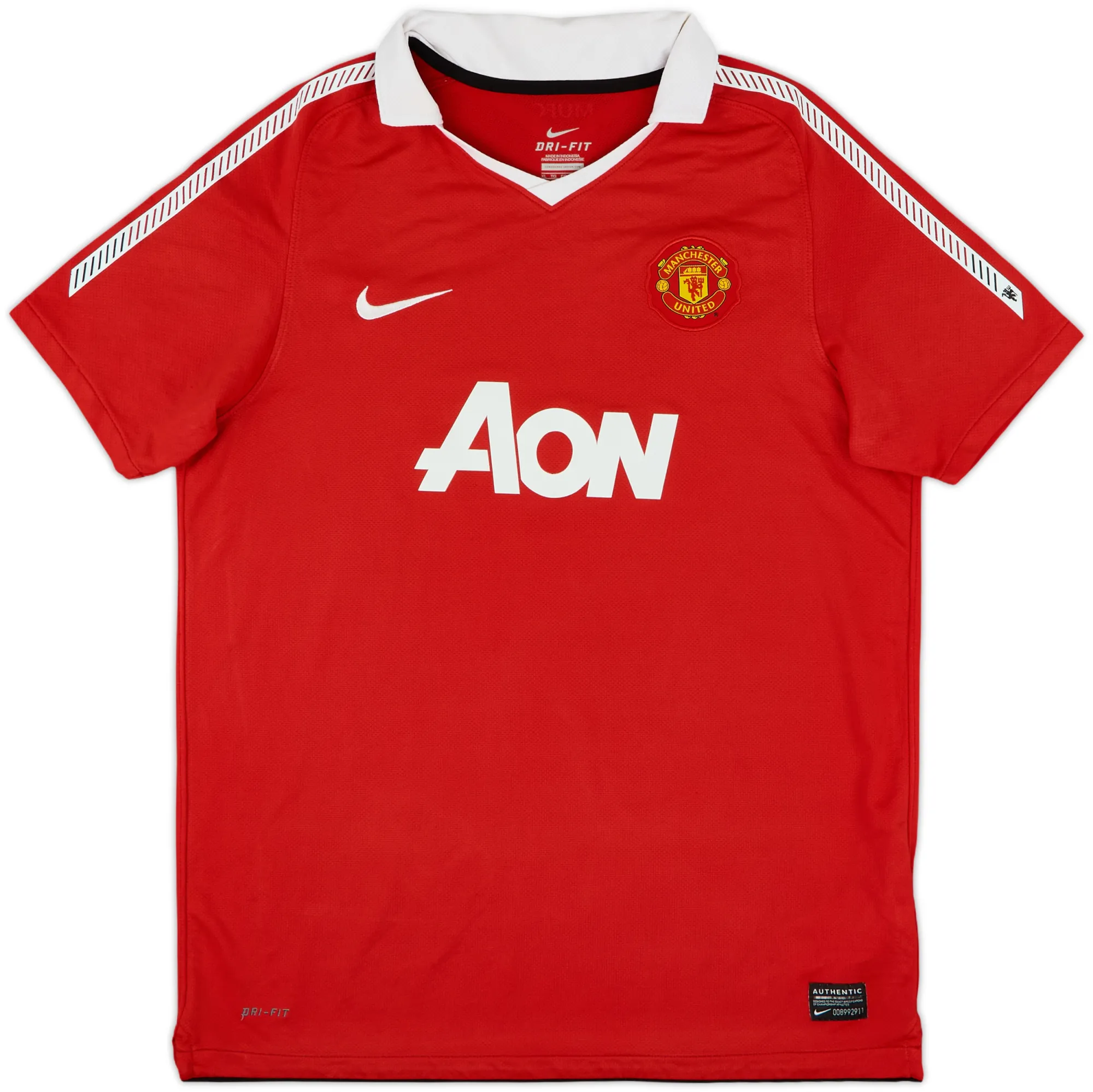 Nike Manchester United Boys SS Home Shirt 2010/11