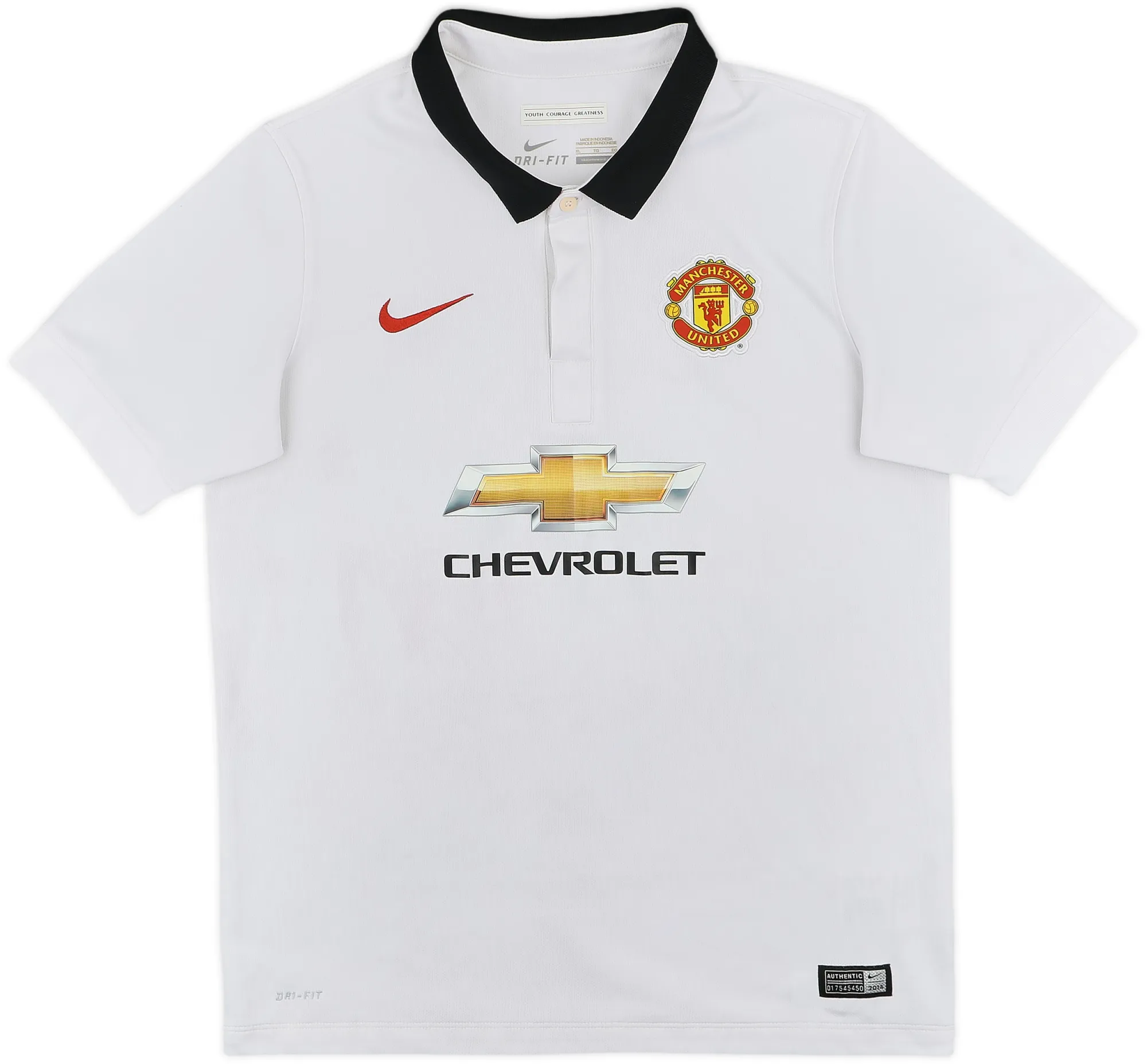 Nike Manchester United Boys SS Away Shirt 2014/15