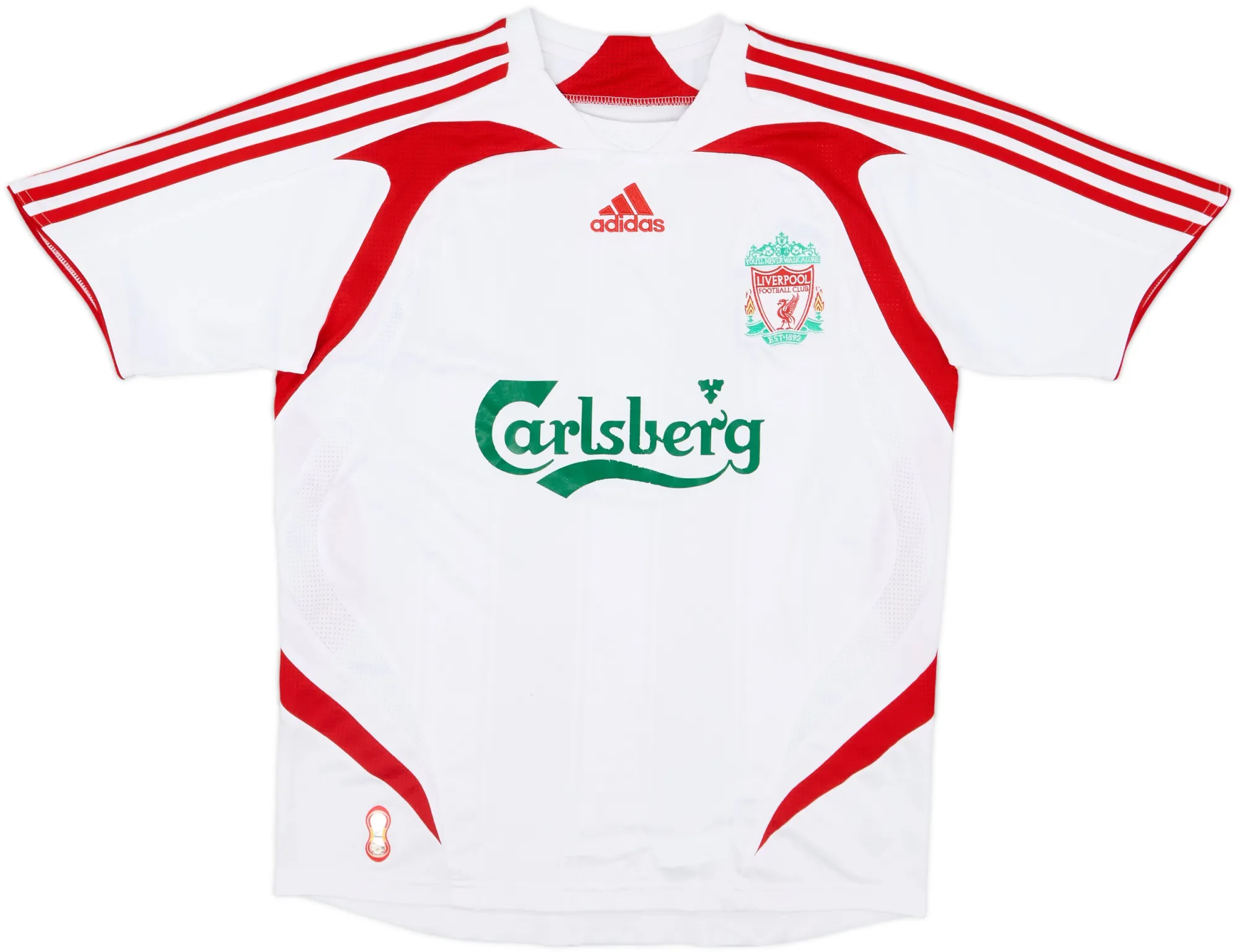 adidas Liverpool Boys SS Away Shirt 2007/08