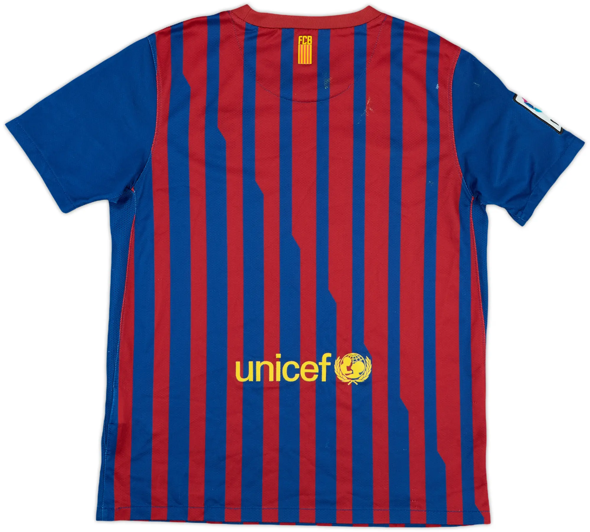 Nike Barcelona Boys SS Home Shirt 2011/12