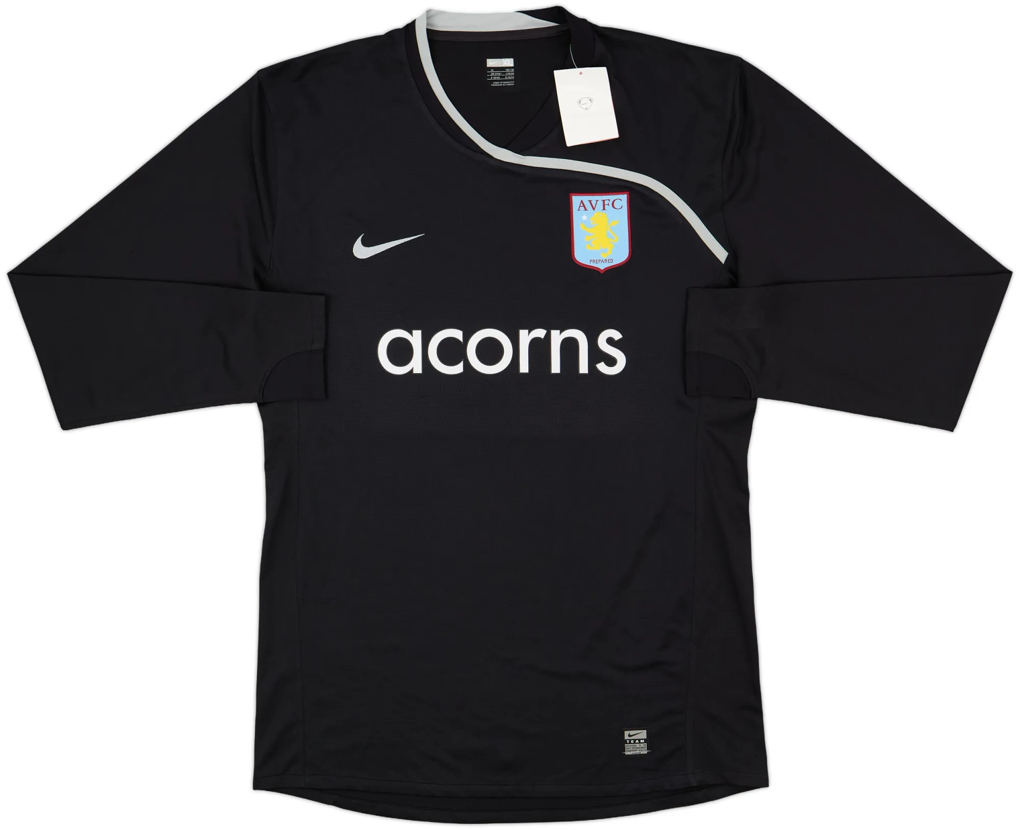 Nike Aston Villa Mens LS Goalkeeper Player Issue Home Shirt 2008/09