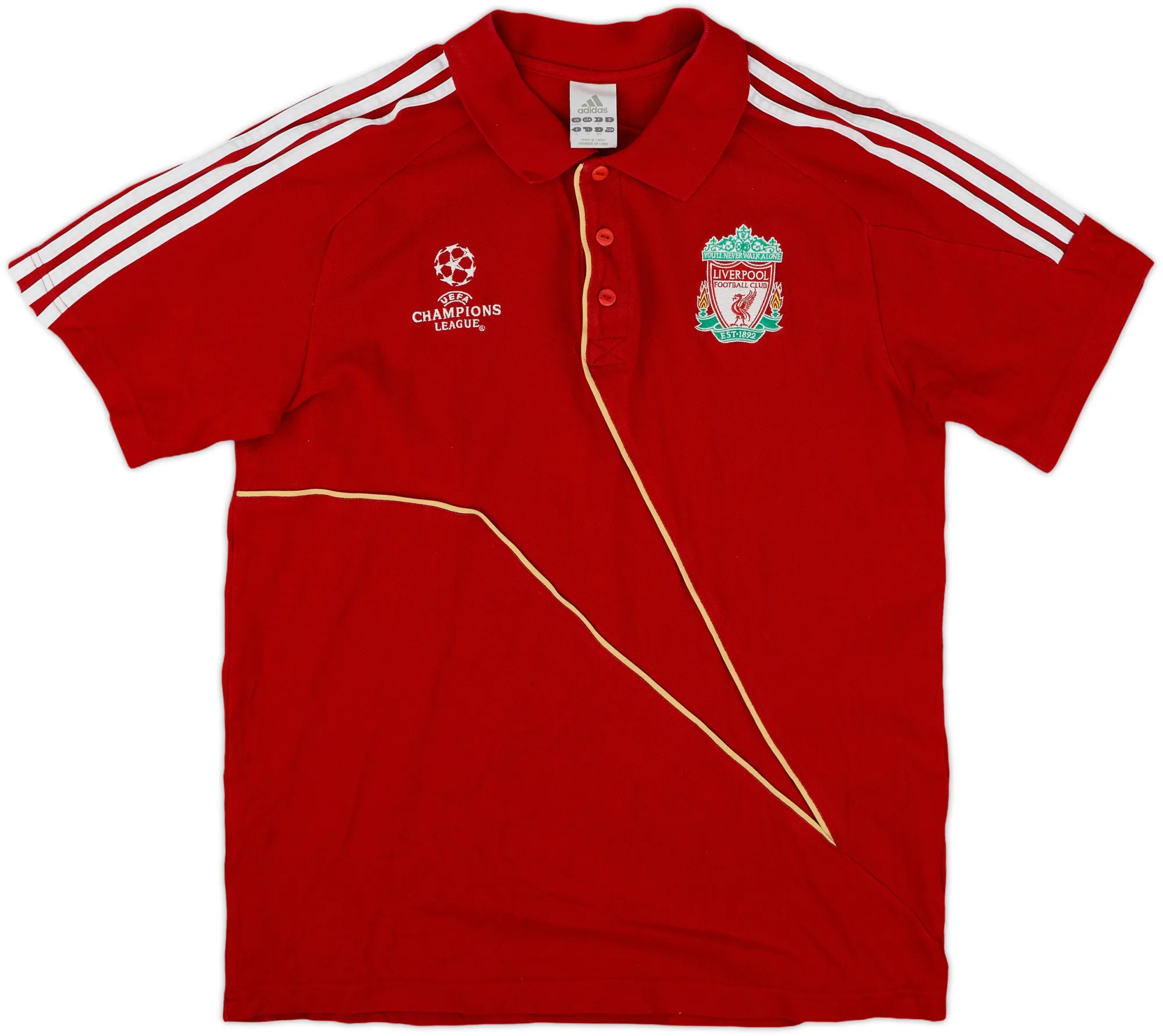 adidas Liverpool Mens SS Home Shirt 2009/10