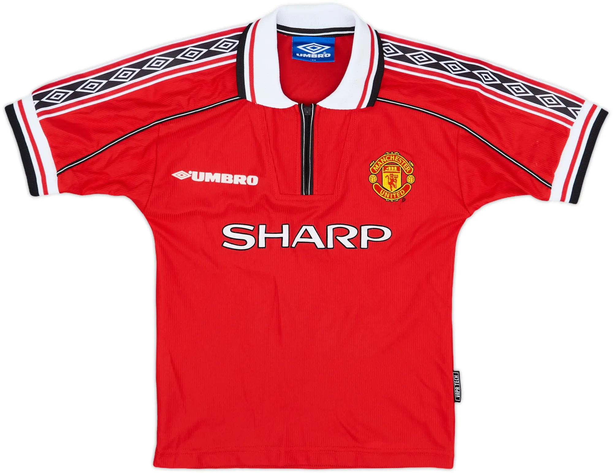 Umbro Manchester United Boys SS Home Shirt 1998/00
