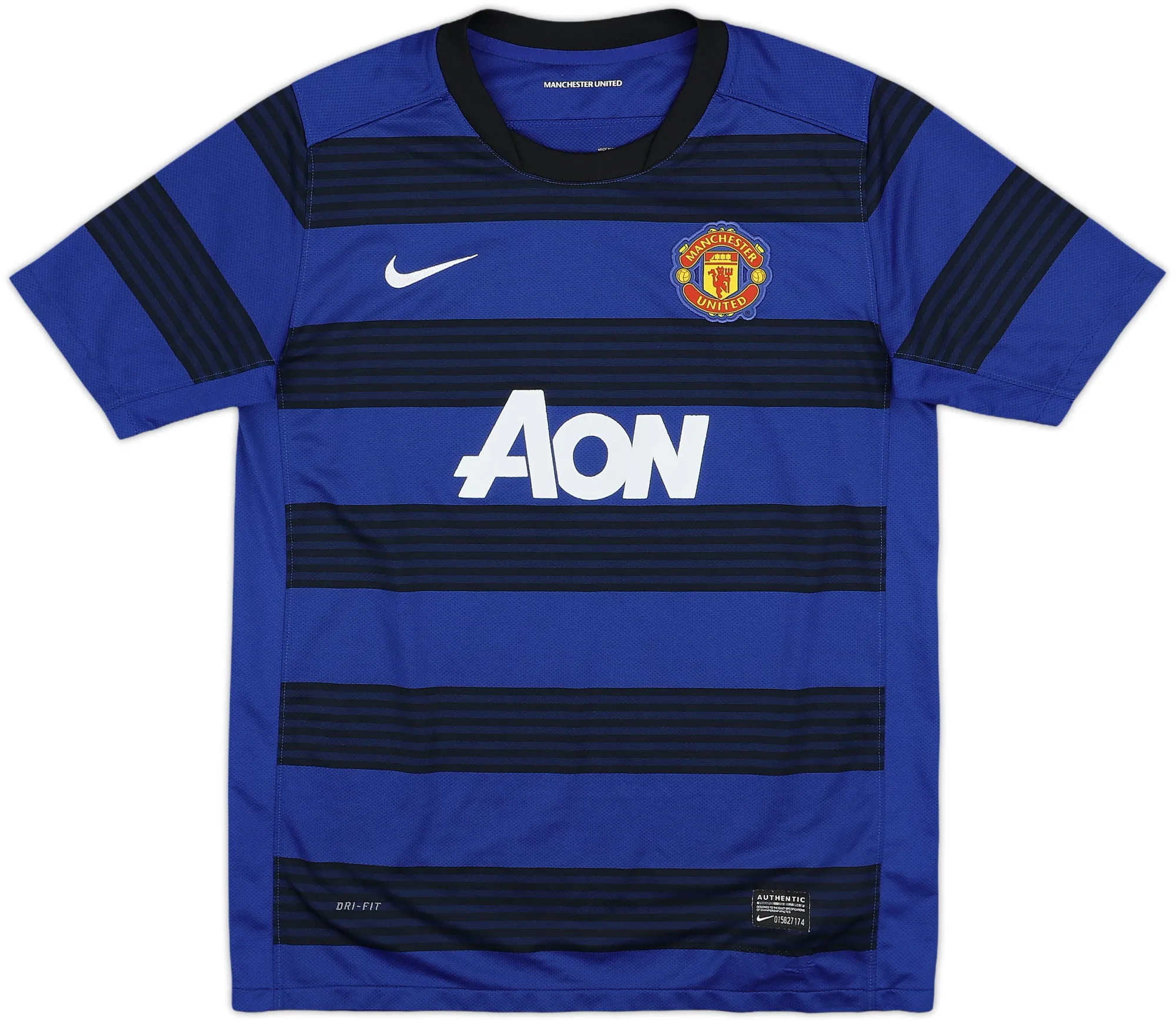 Nike Manchester United Boys SS Away Shirt 2011/13