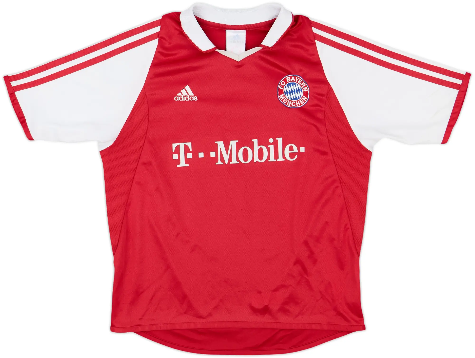 adidas Bayern Munich Boys SS Home Shirt 2003/04