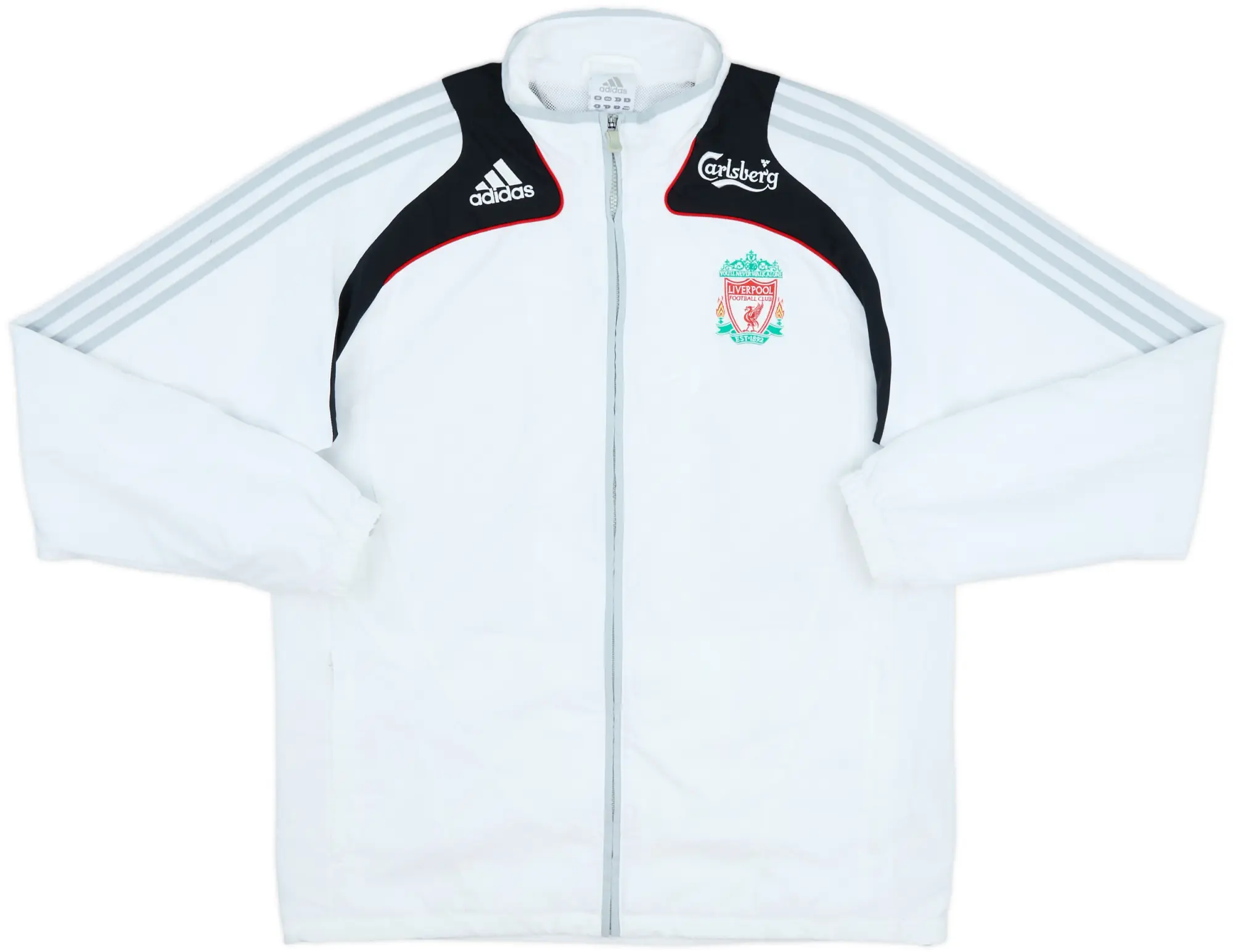 2008-09 Liverpool adidas Track Jacket - 8/10 - (L)