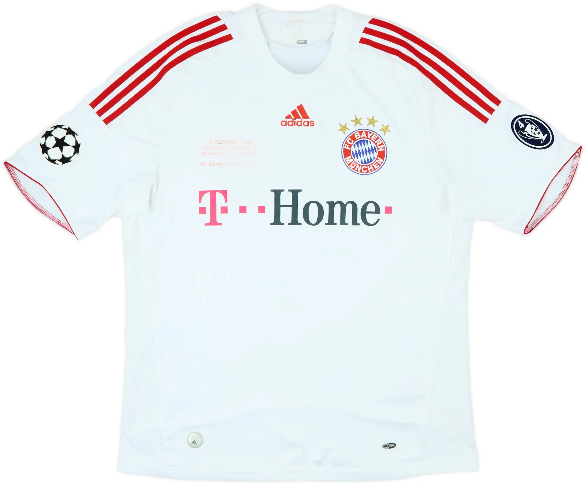 adidas Bayern Munich Mens SS Home Shirt 2008/09
