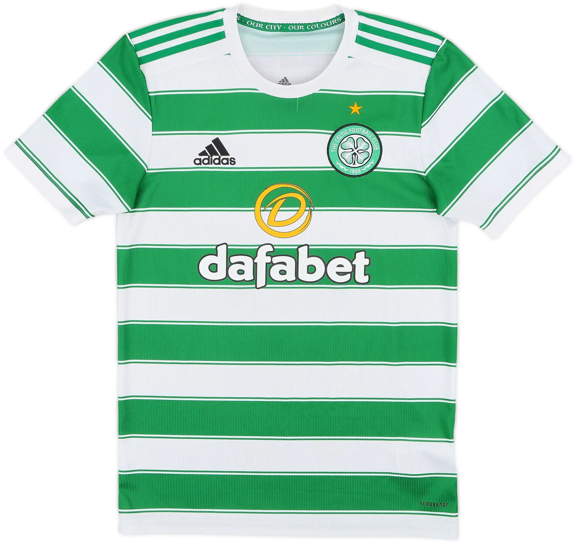 adidas Celtic Mens SS Home Shirt 2021/22