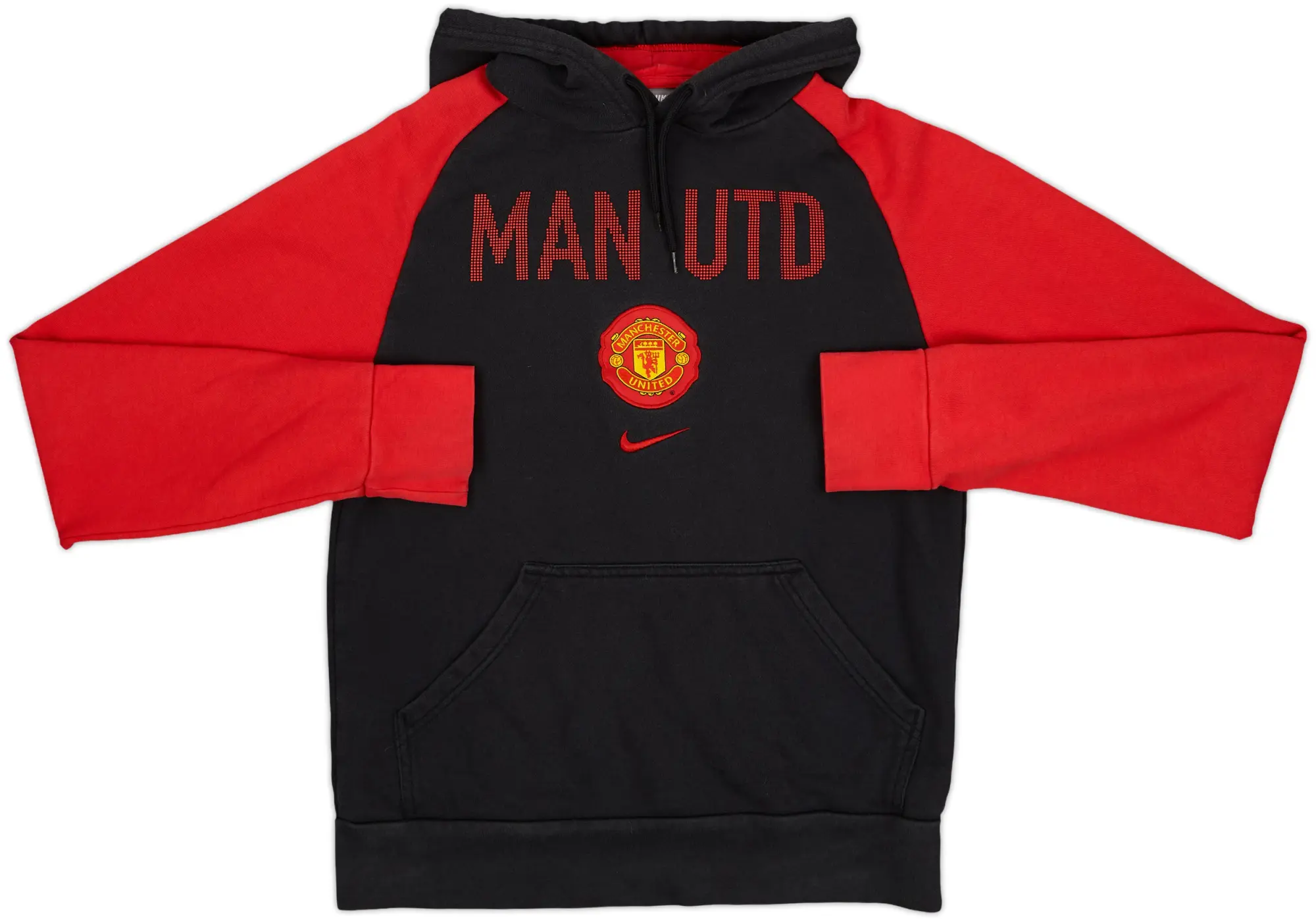 2009-10 Manchester United Nike Hooded Sweat Top - 8/10 - (S)