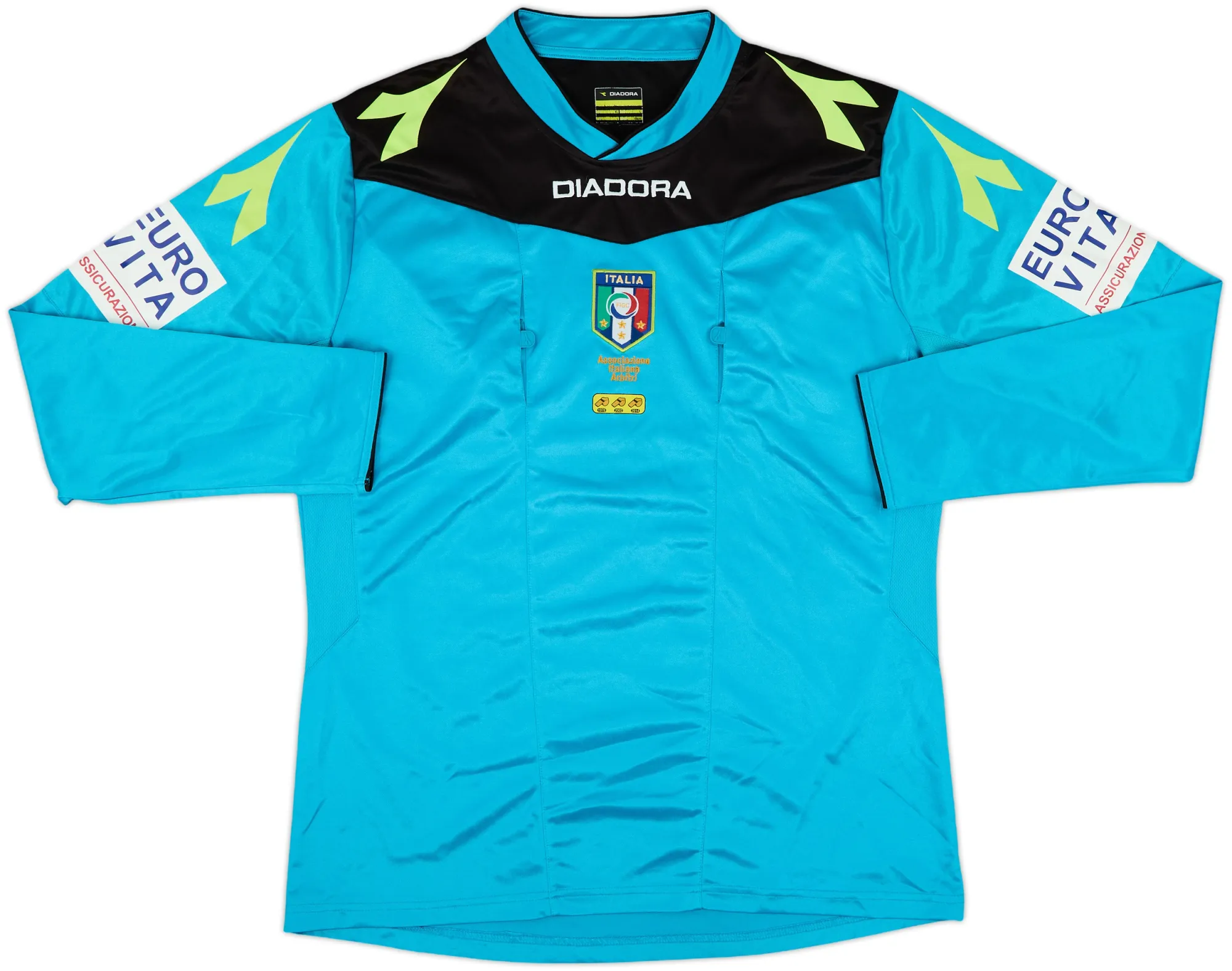 Diadora Italy Mens LS Home Shirt 2015