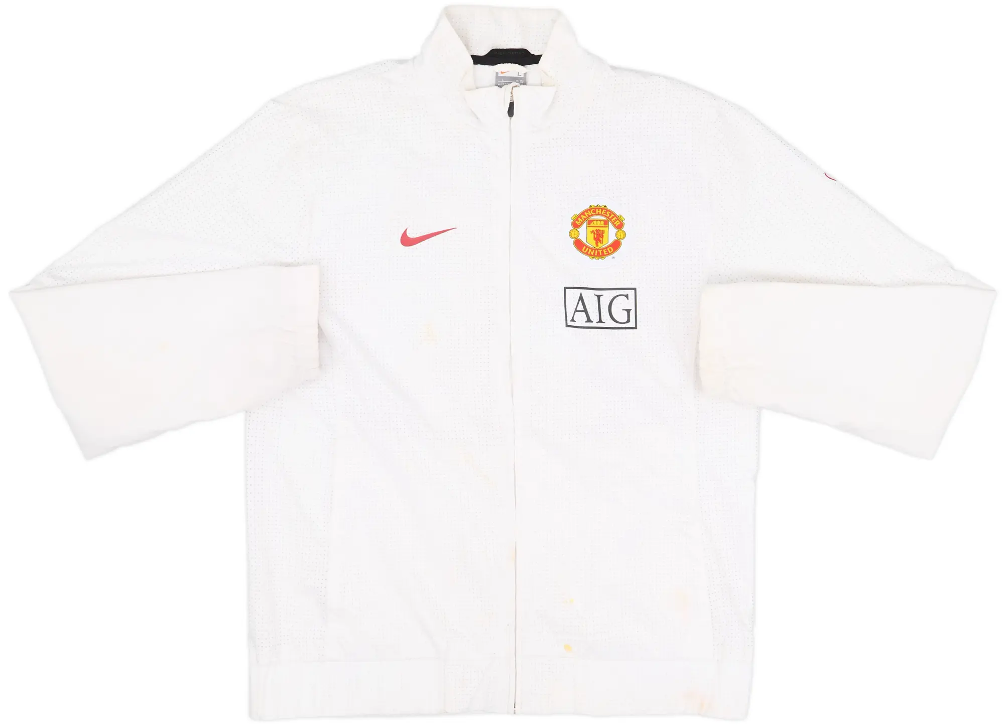 2009-10 Manchester United Nike Track Jacket - 7/10 - (L)