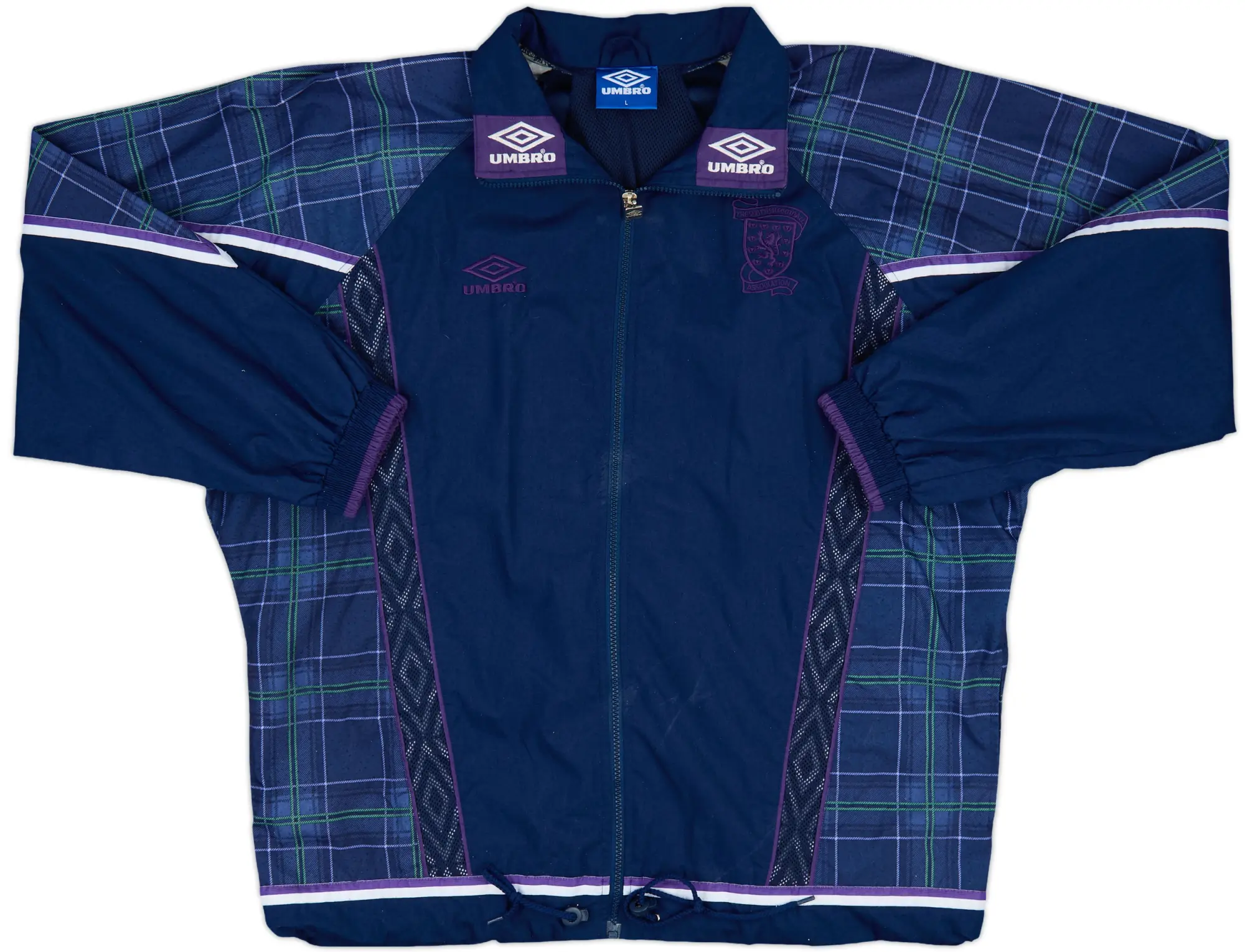 1994-96 Scotland Umbro Track Jacket - 8/10 - (L)