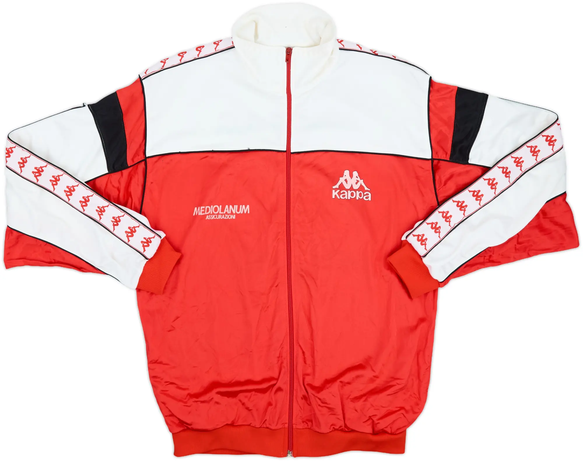 1988-90 AC Milan Kappa Track Jacket - 6/10 - (XL)