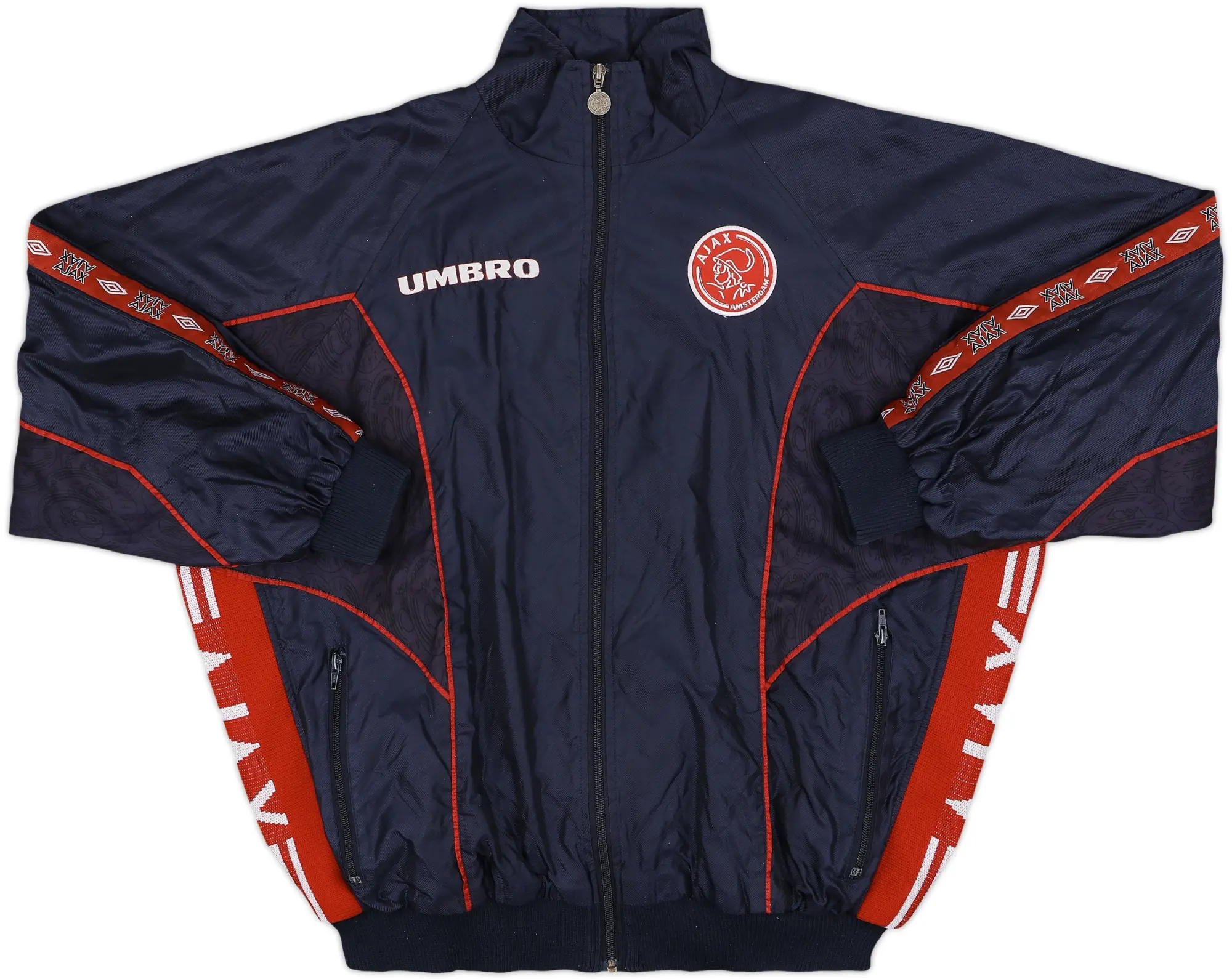 1995-96 Ajax Umbro Track Jacket - 8/10 - (L)
