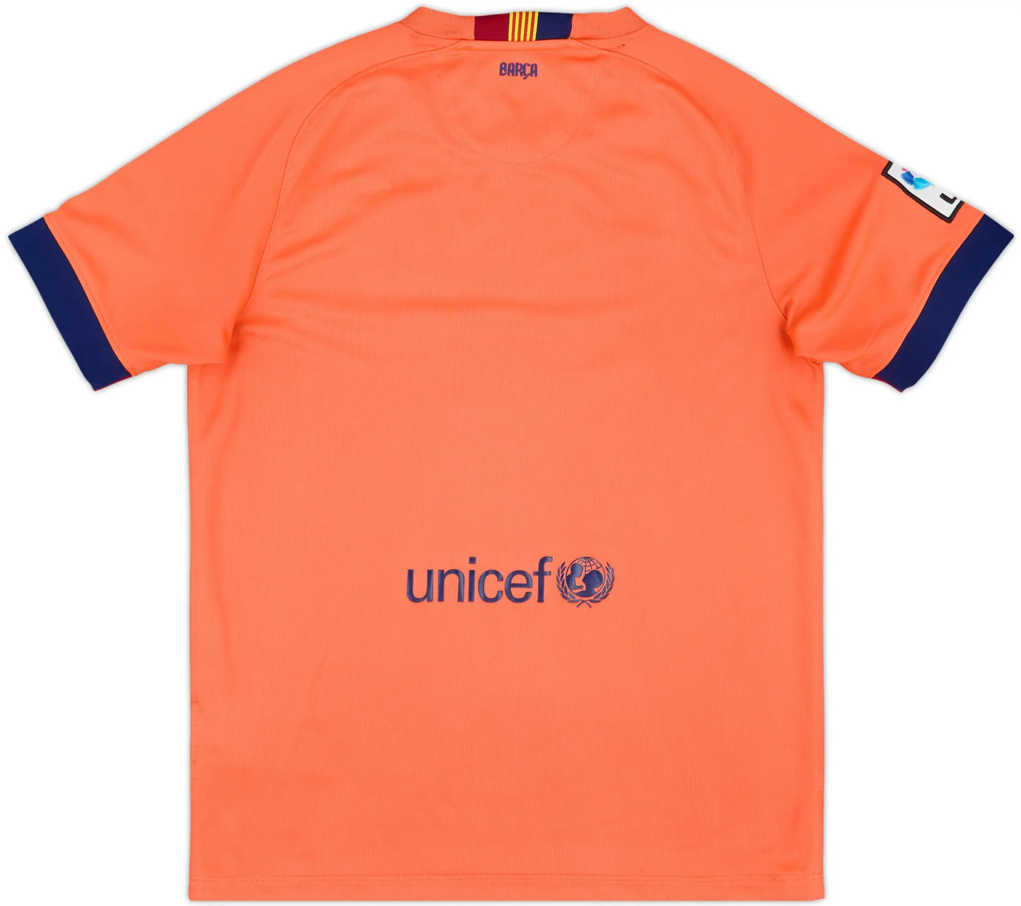 Nike Barcelona Boys SS Away Shirt 2014/15