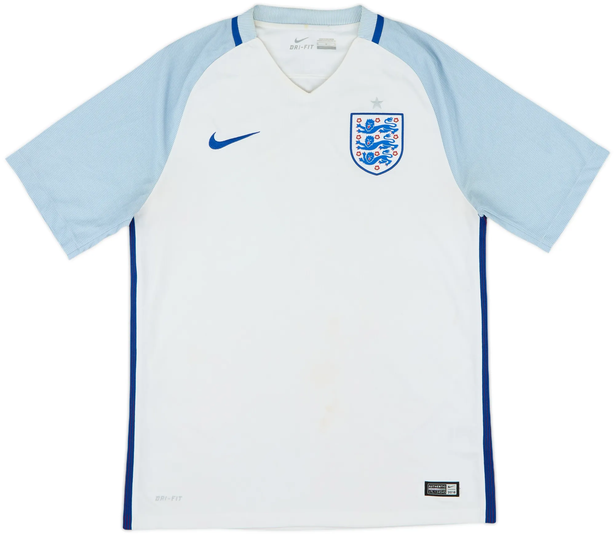 Nike England Mens SS Home Shirt 2016