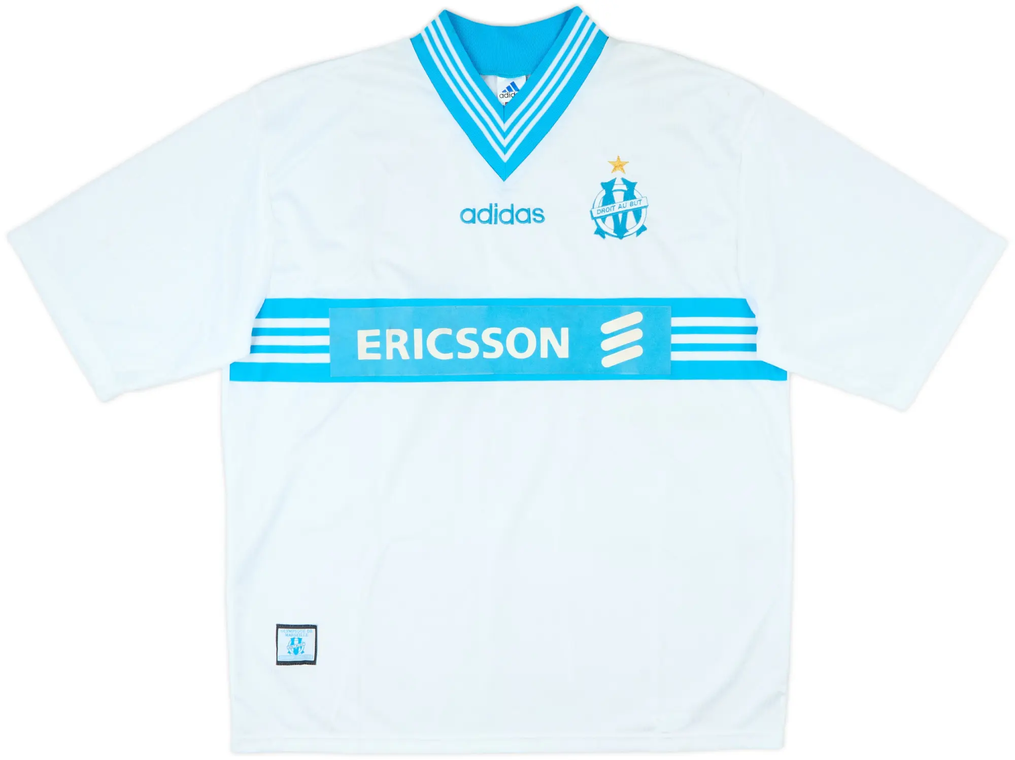 1997-98 Olympique Marseille Home Shirt - 8/10 - (XL)