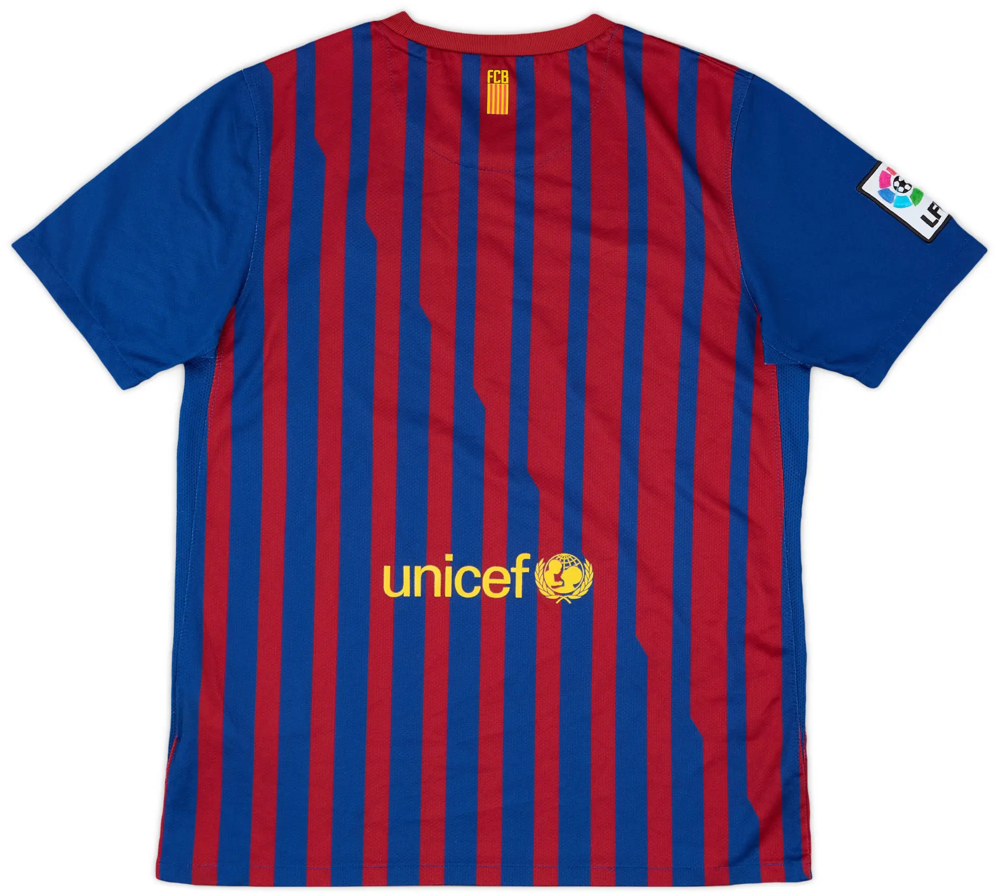 Nike Barcelona Boys SS Home Shirt 2011/12