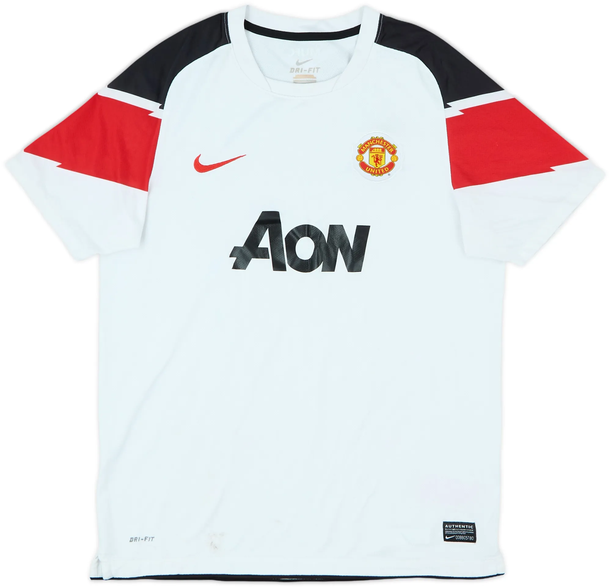 Nike Manchester United Boys SS Away Shirt 2010/12
