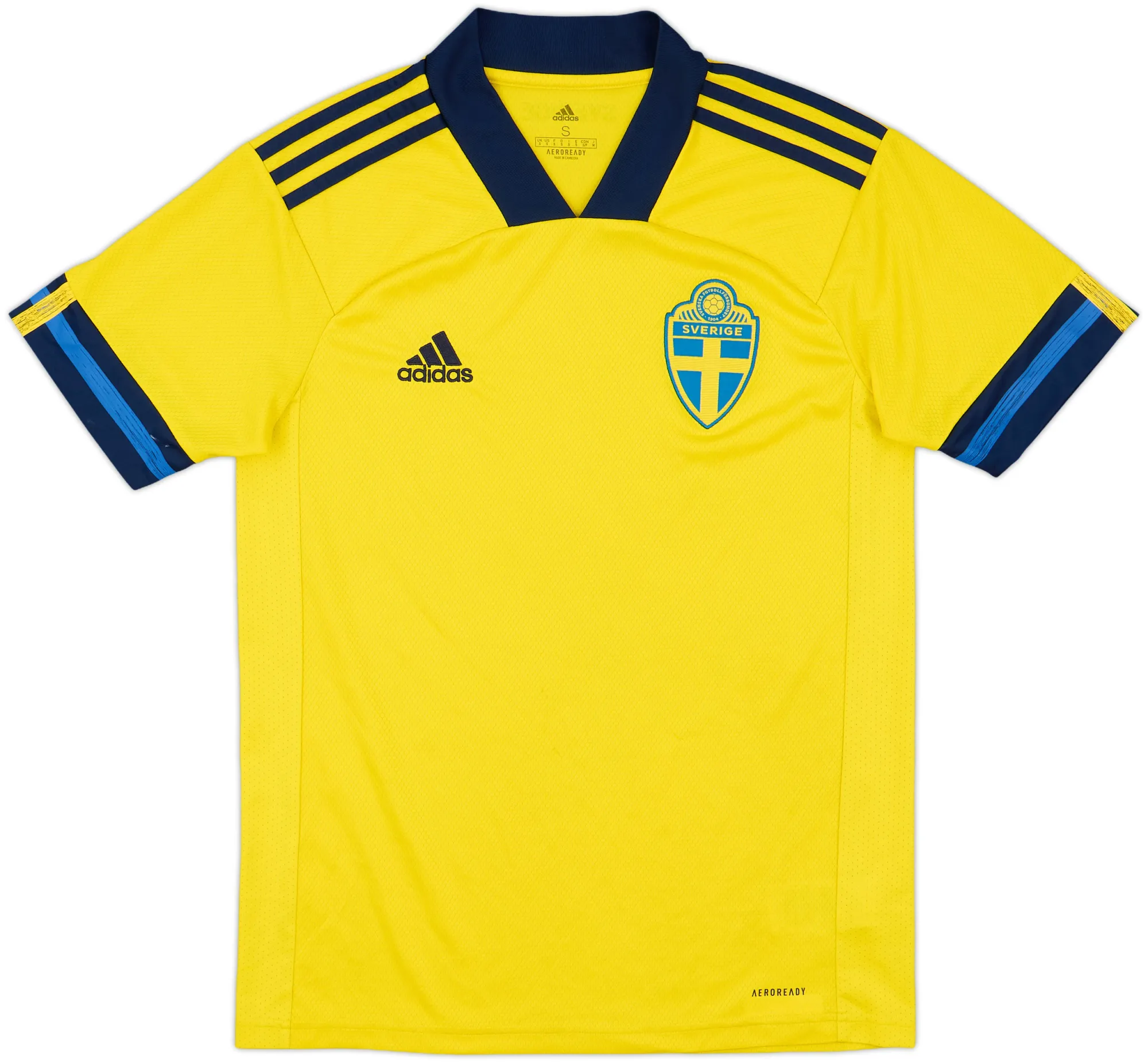 adidas Sweden Mens SS Home Shirt 2020