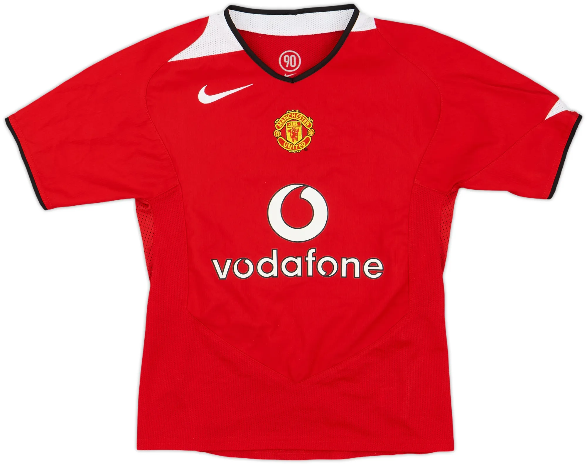 Nike Manchester United Boys SS Home Shirt 2004/06