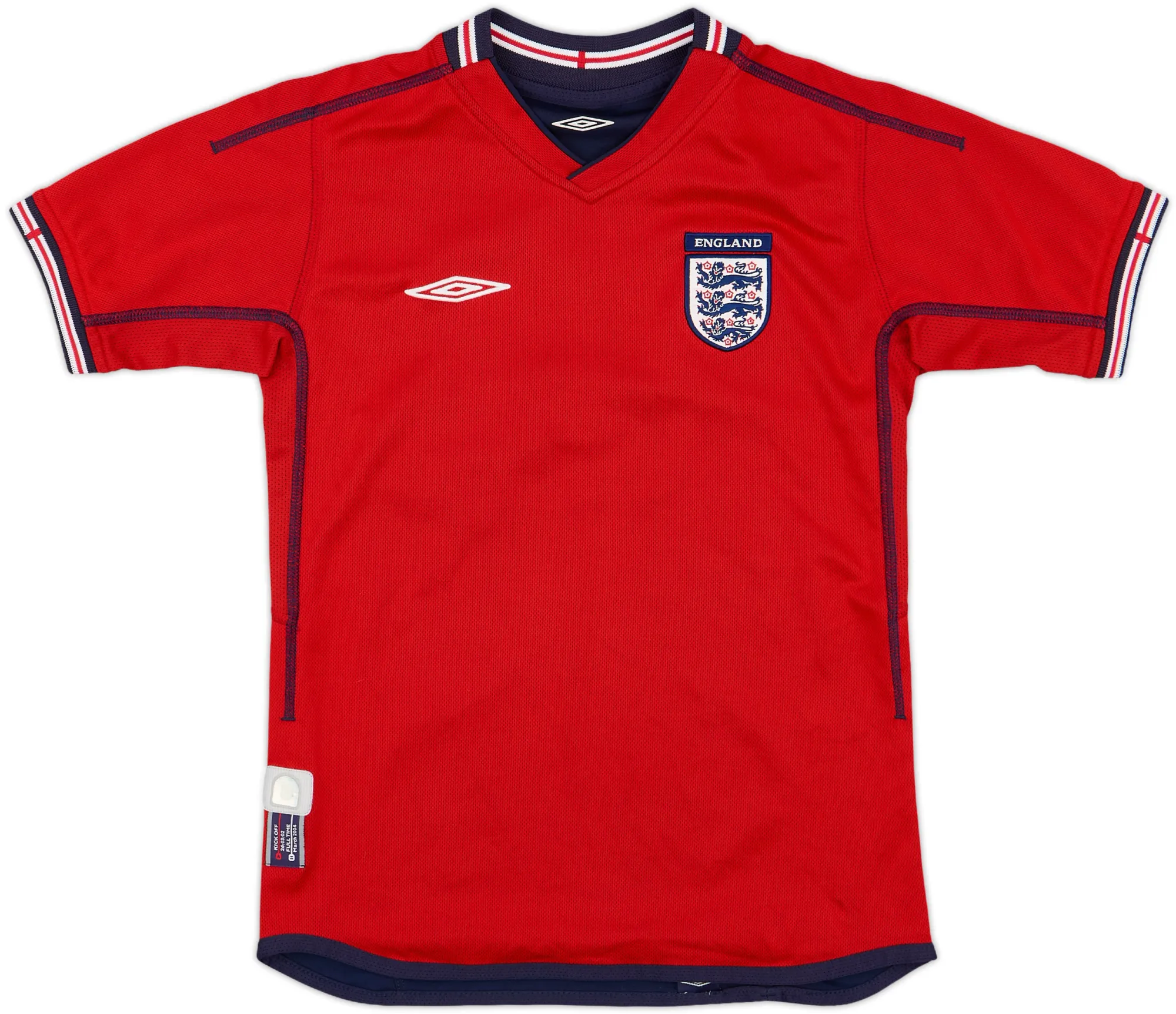 Umbro England Boys SS Away Shirt 2002
