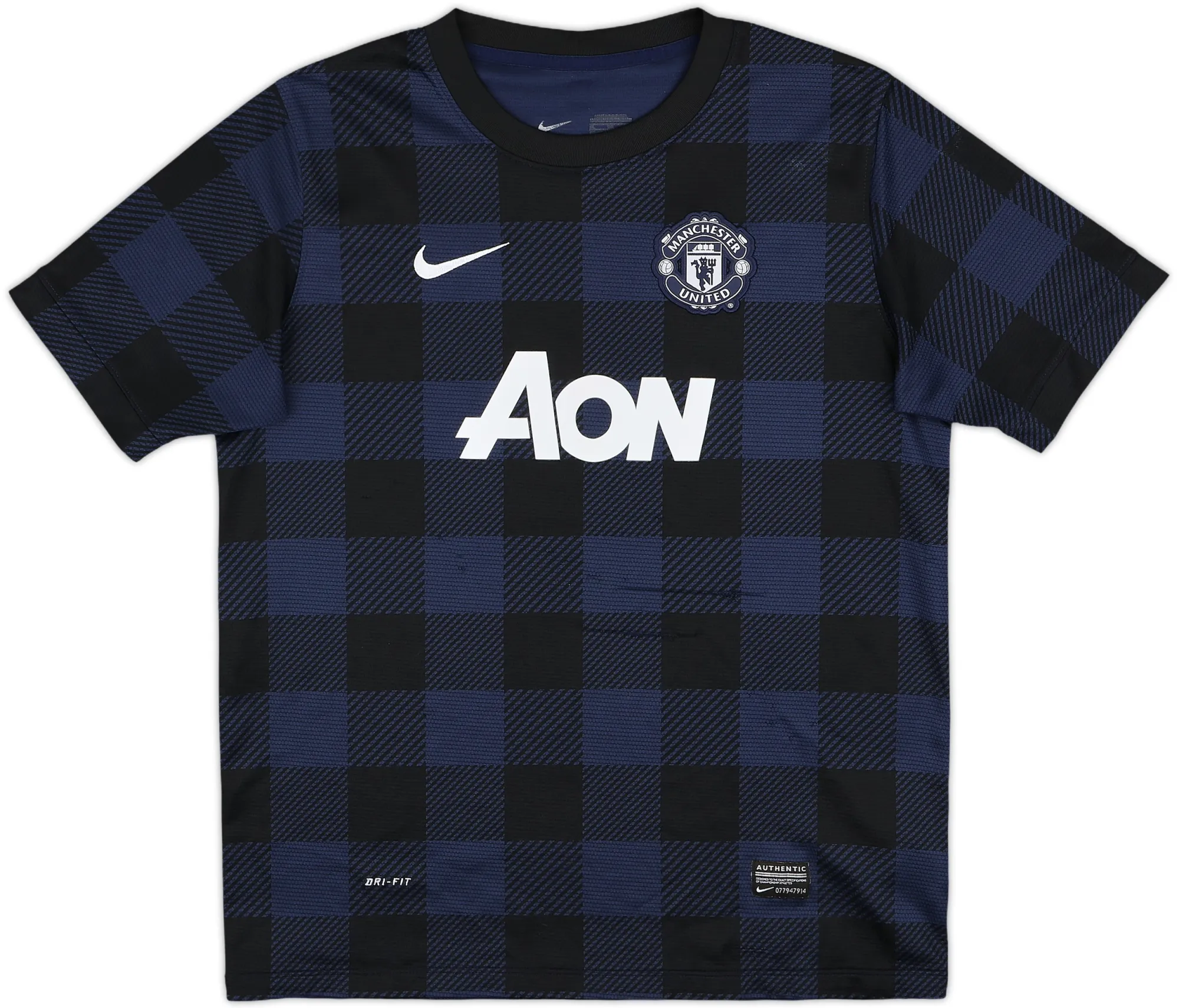 Nike Manchester United Boys SS Away Shirt 2013/14
