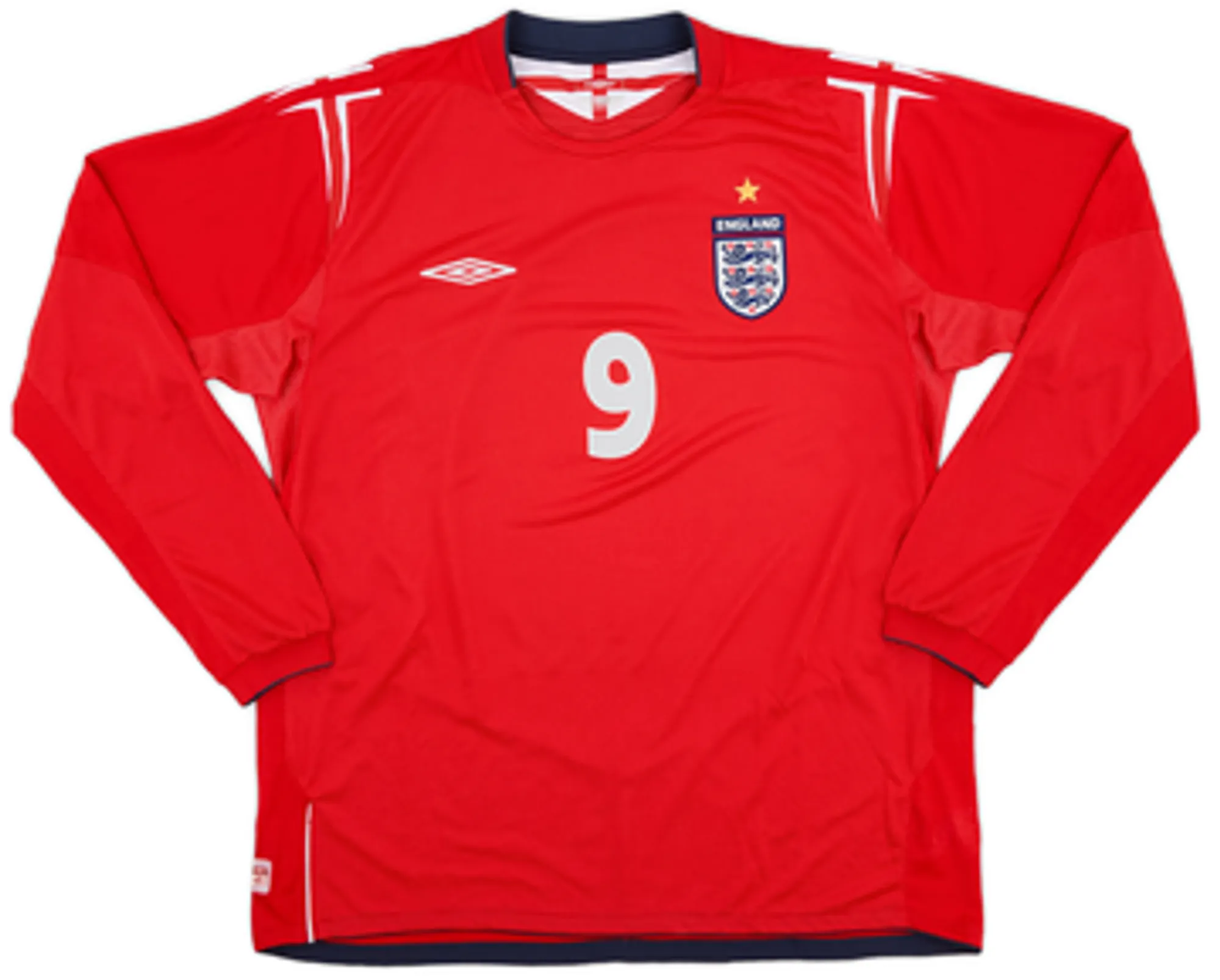 Umbro England Mens LS Away Shirt 2004