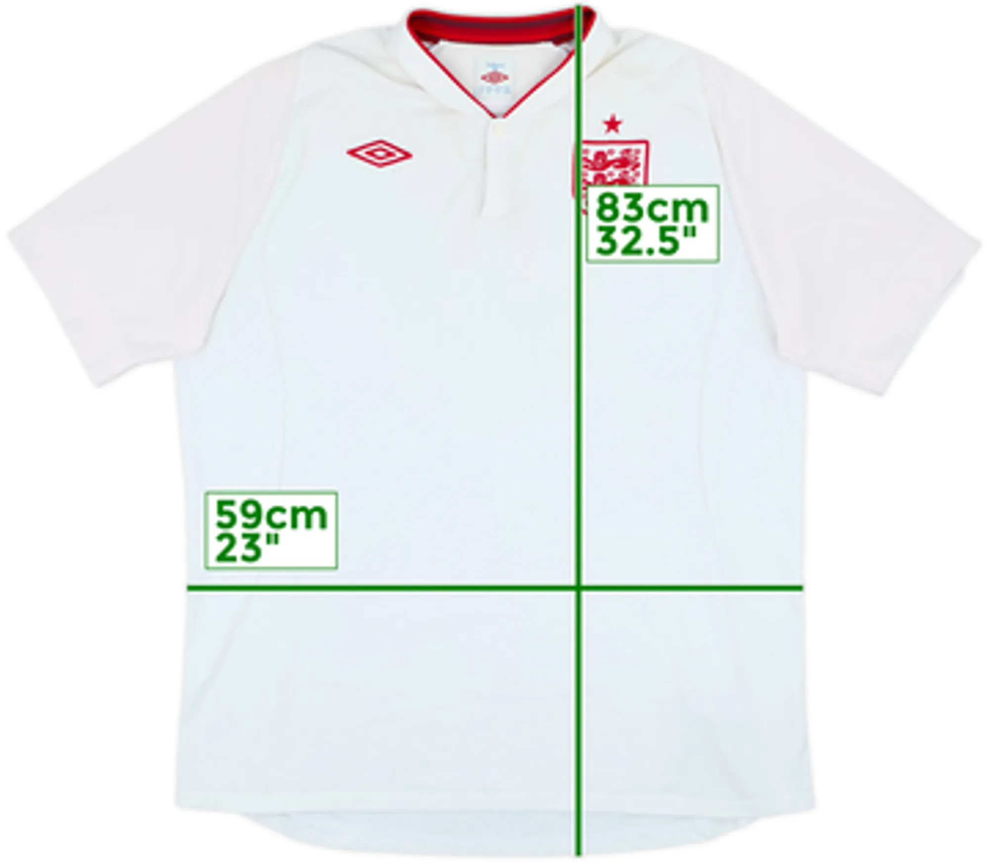 Umbro England Mens SS Home Shirt 2012