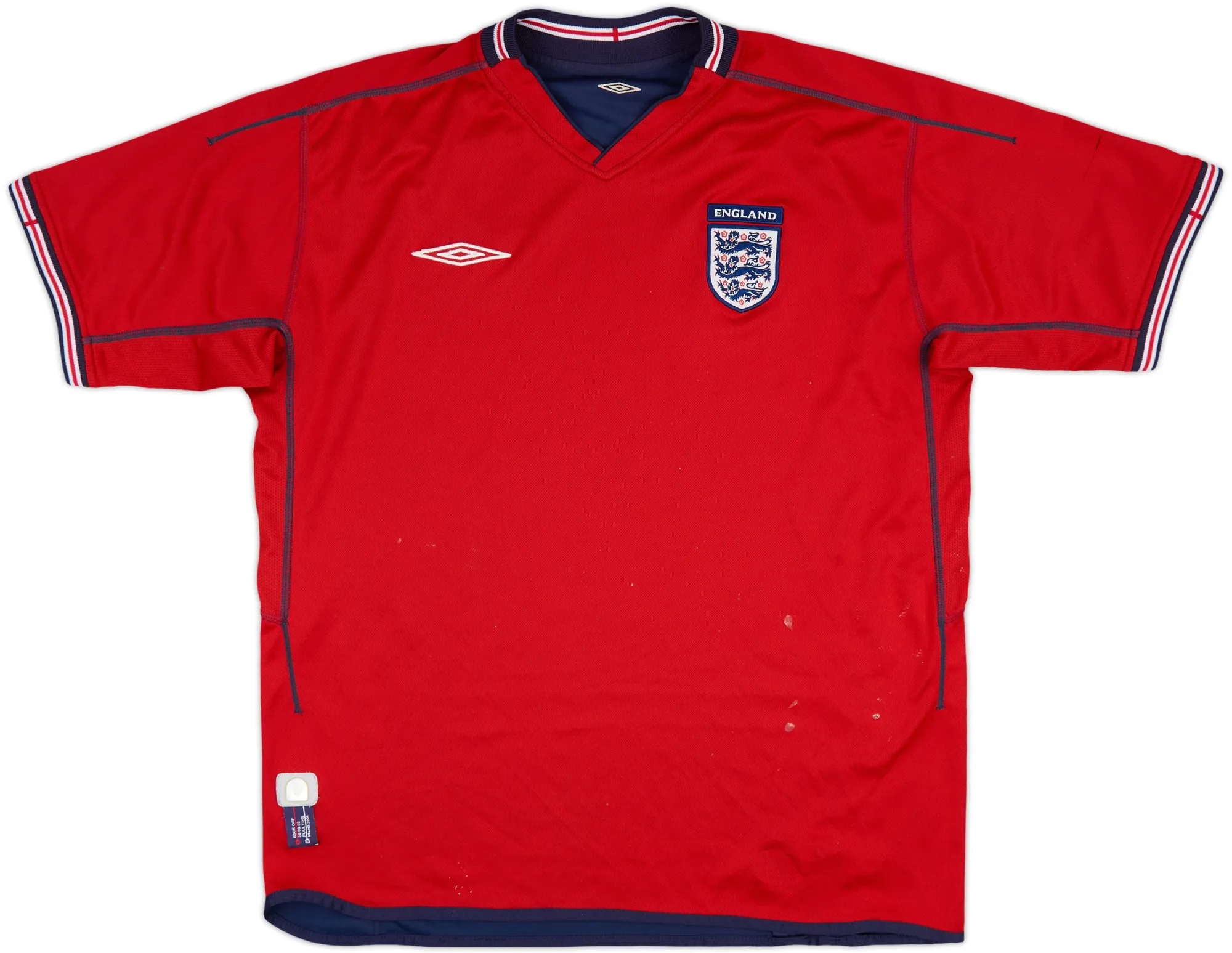 Umbro England Mens SS Away Shirt 2002