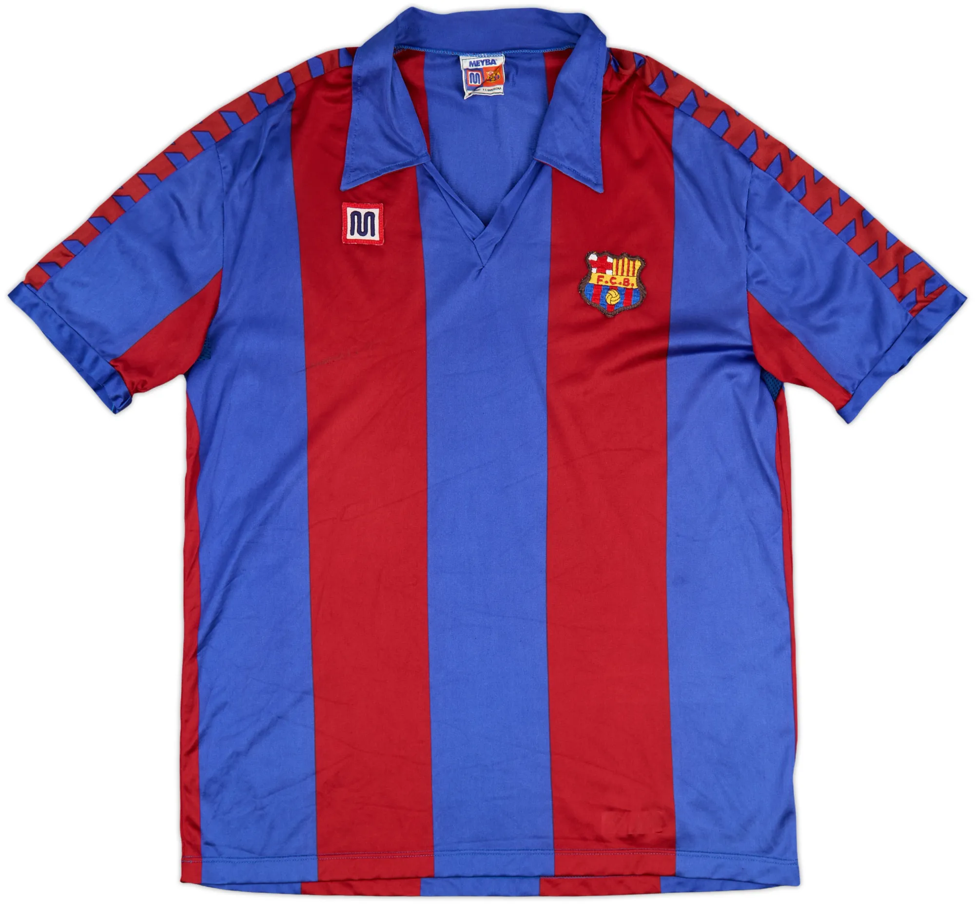 Meyba Barcelona Mens SS Home Shirt 1984/85
