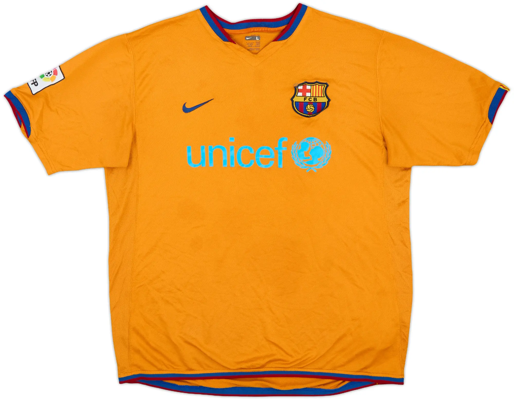 Nike Barcelona Mens SS Away Shirt 2006/08
