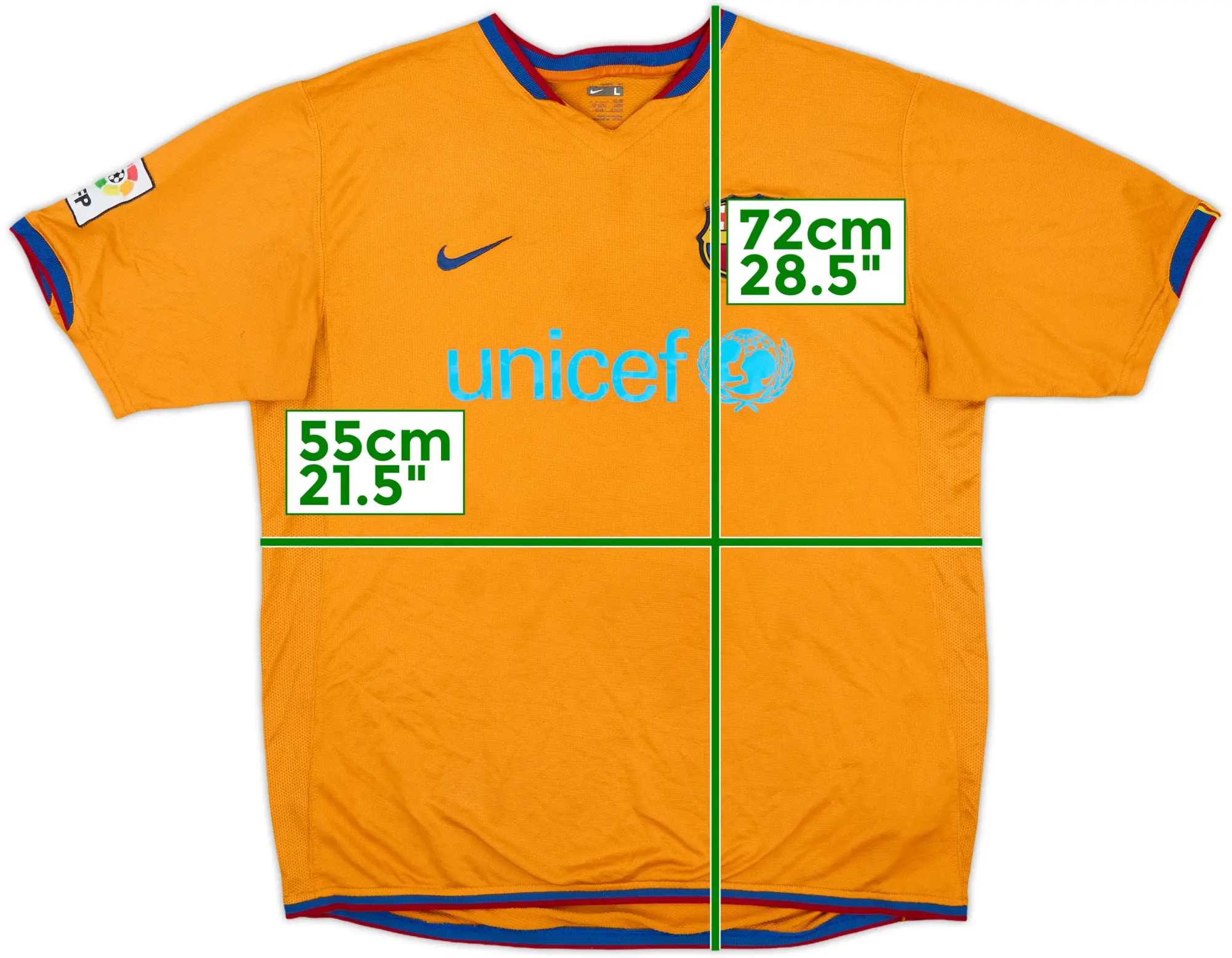 Nike Barcelona Mens SS Away Shirt 2006/08