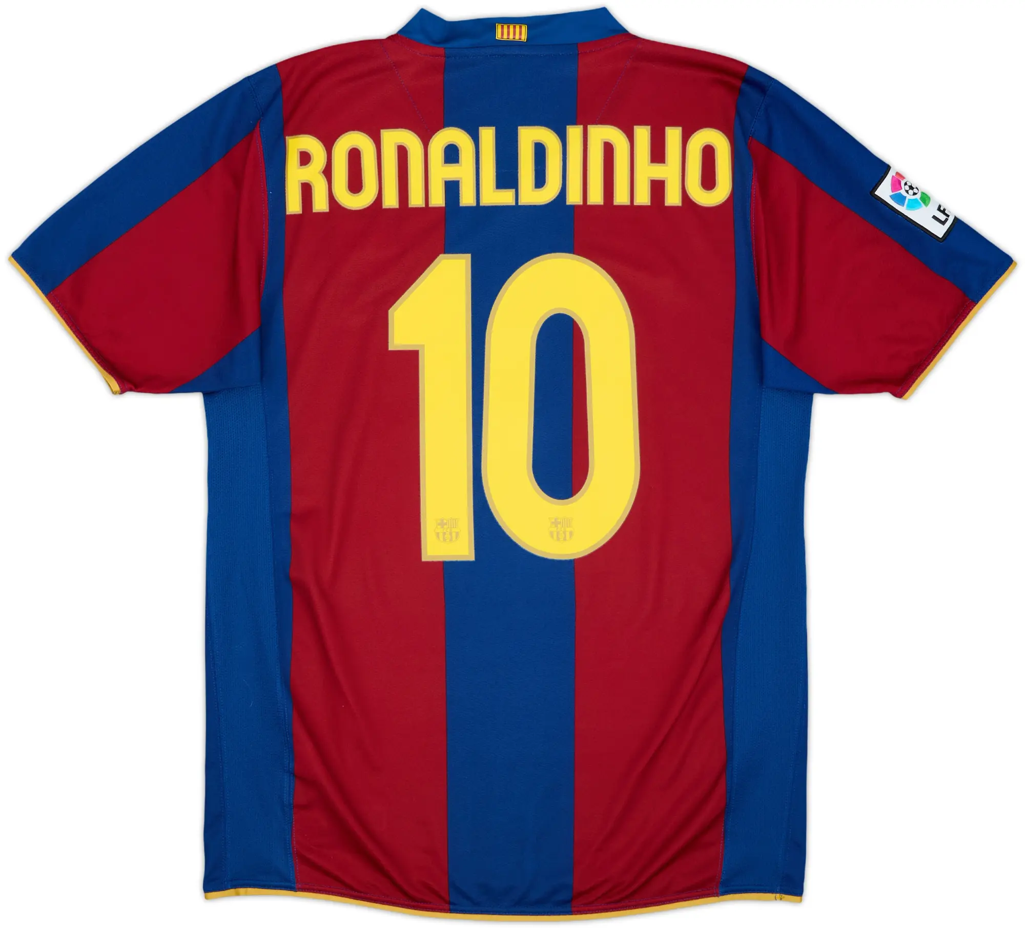 Nike Barcelona Boys SS Home Shirt 2007/08