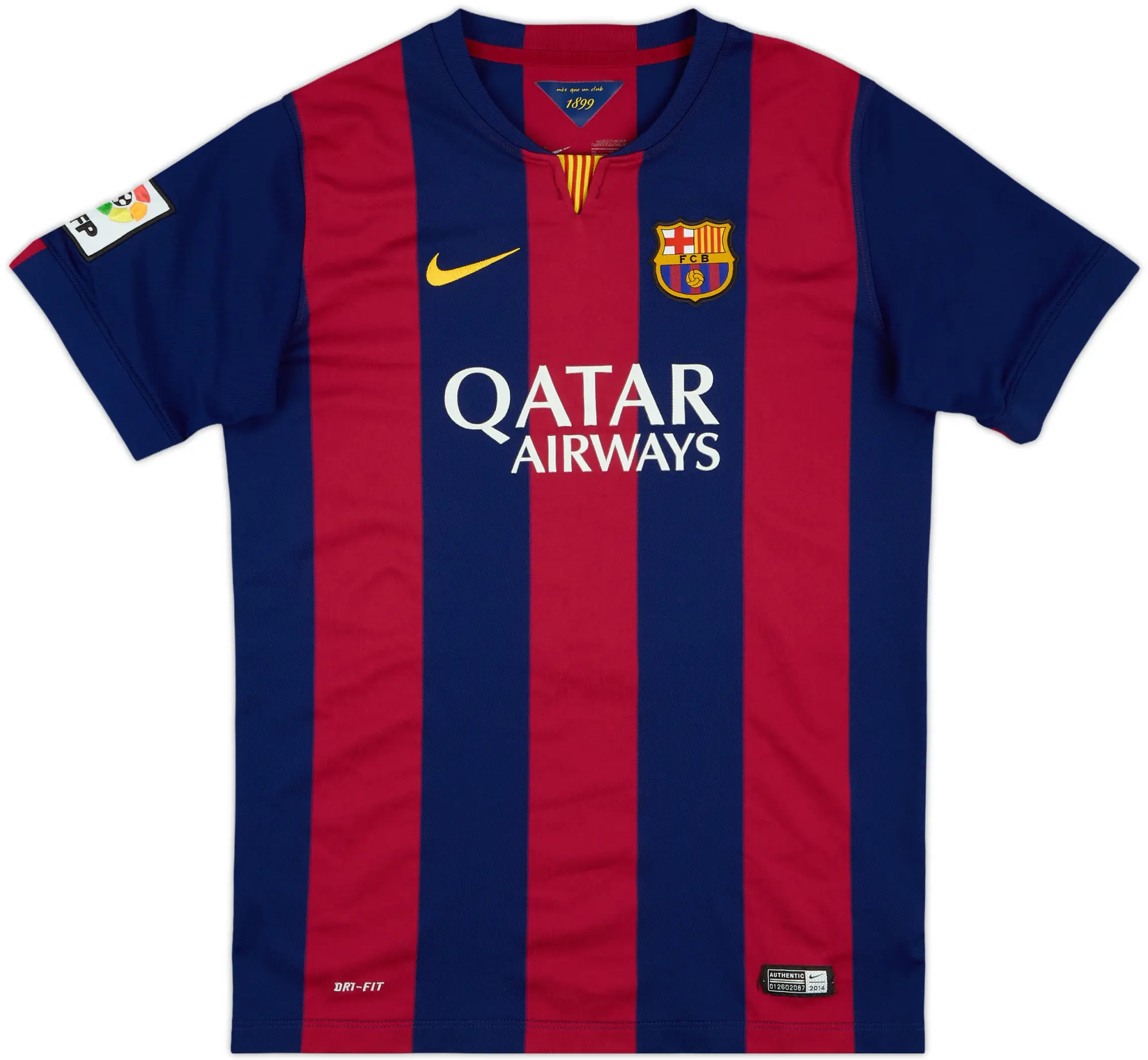 Nike Barcelona Boys SS Home Shirt 2014/15