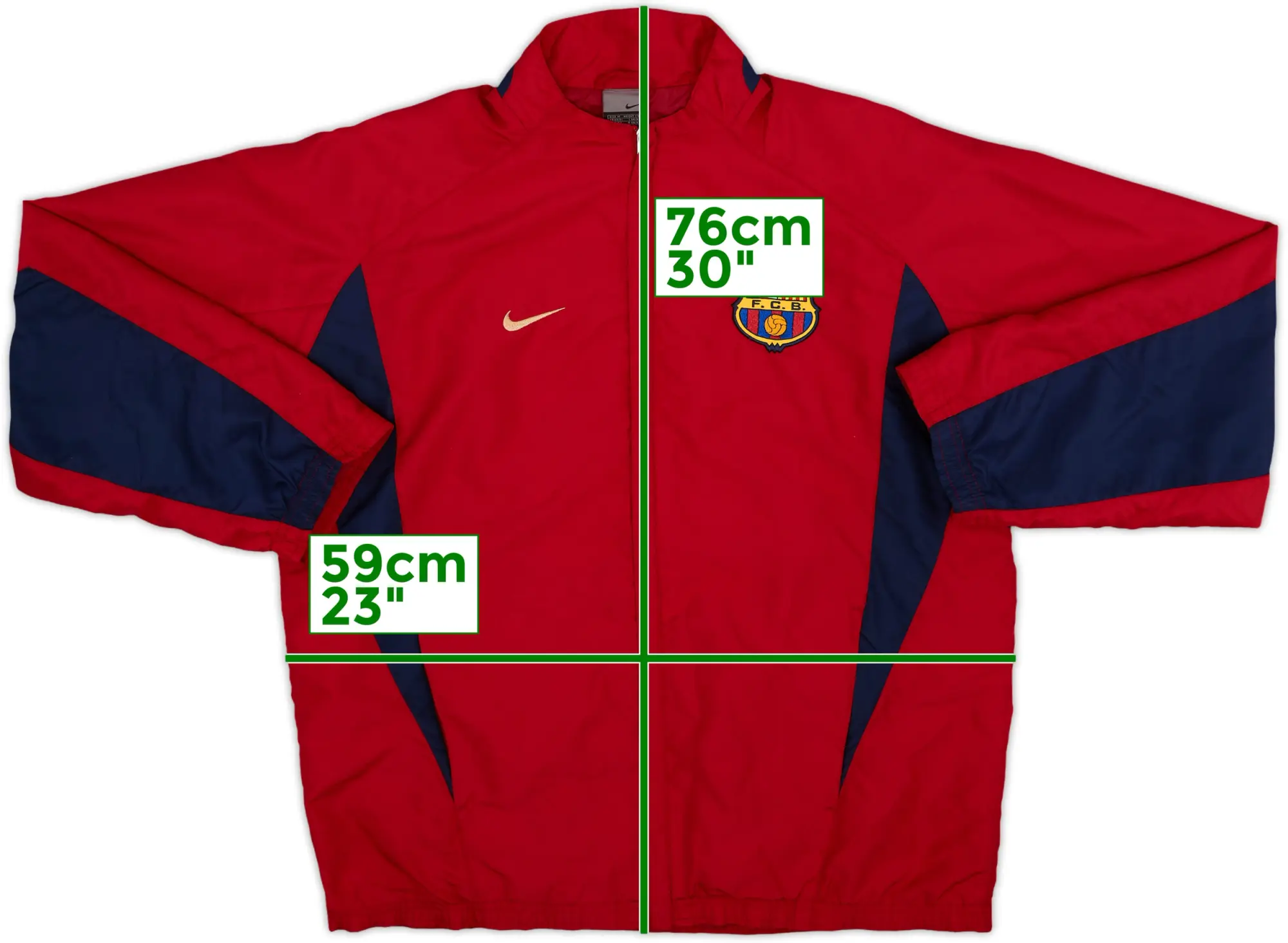 2002-03 Barcelona Nike Track Jacket - 8/10 - (M)