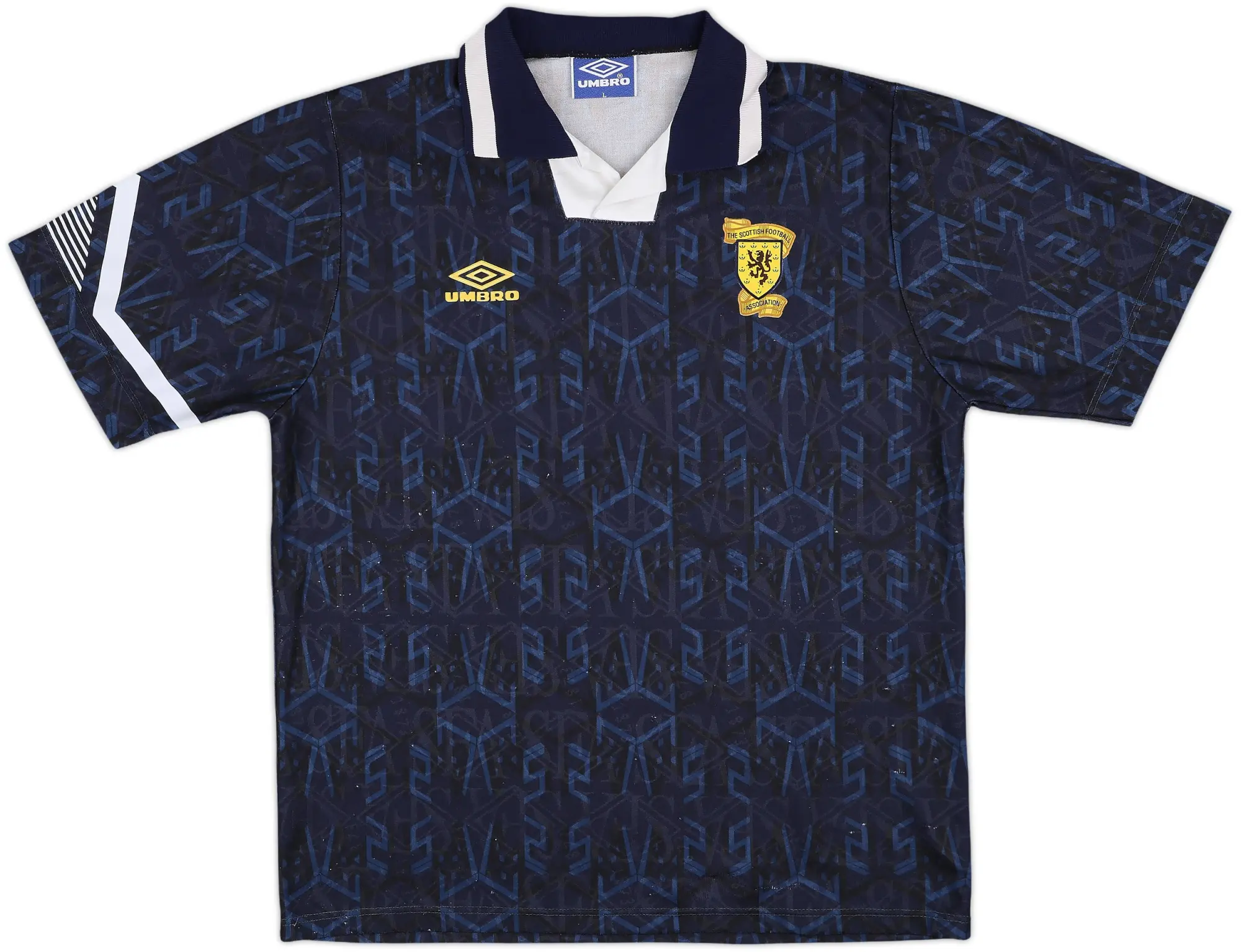 Umbro Scotland Mens SS Home Shirt 1991