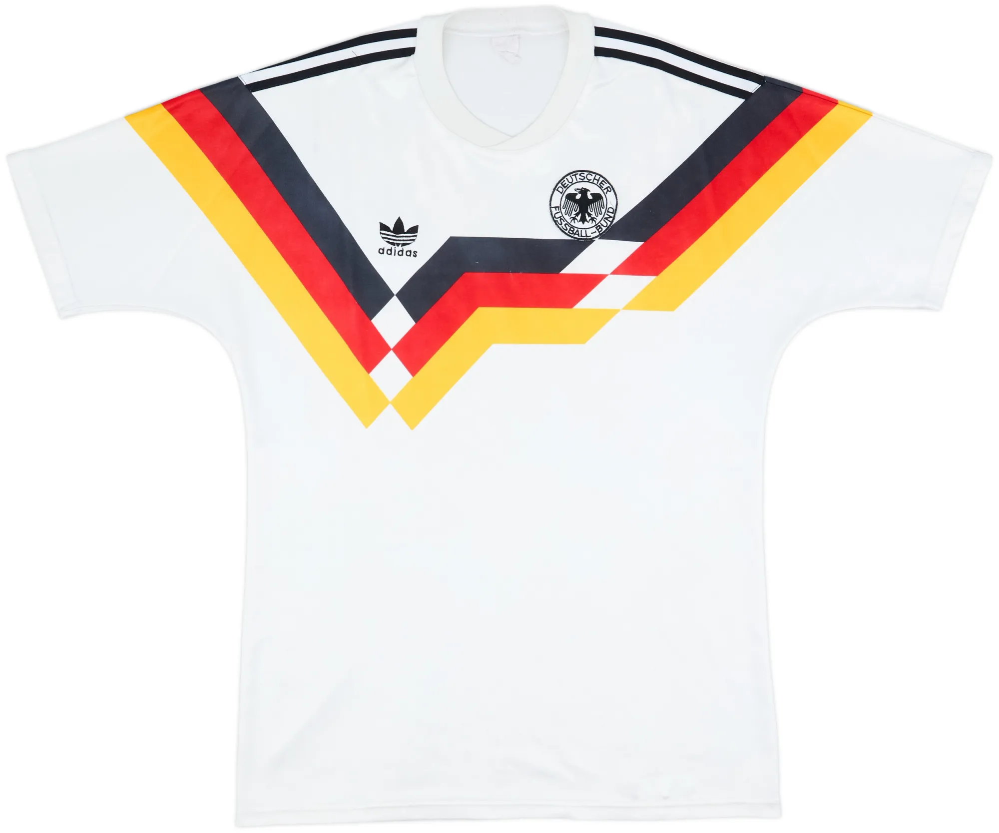 adidas Germany Mens SS Home Shirt 1988