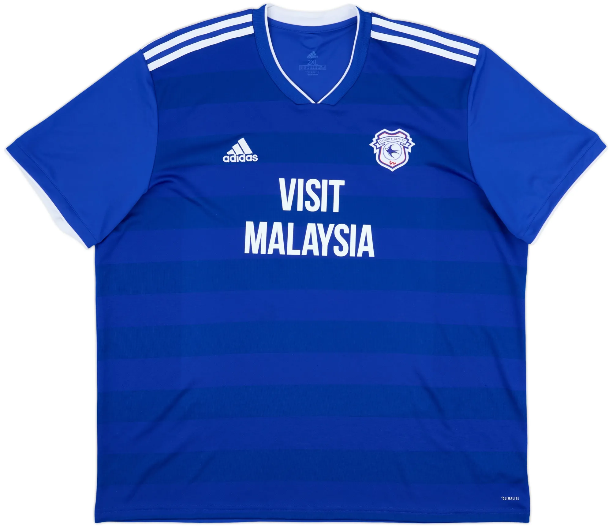 adidas Cardiff City Mens SS Home Shirt 2018/19