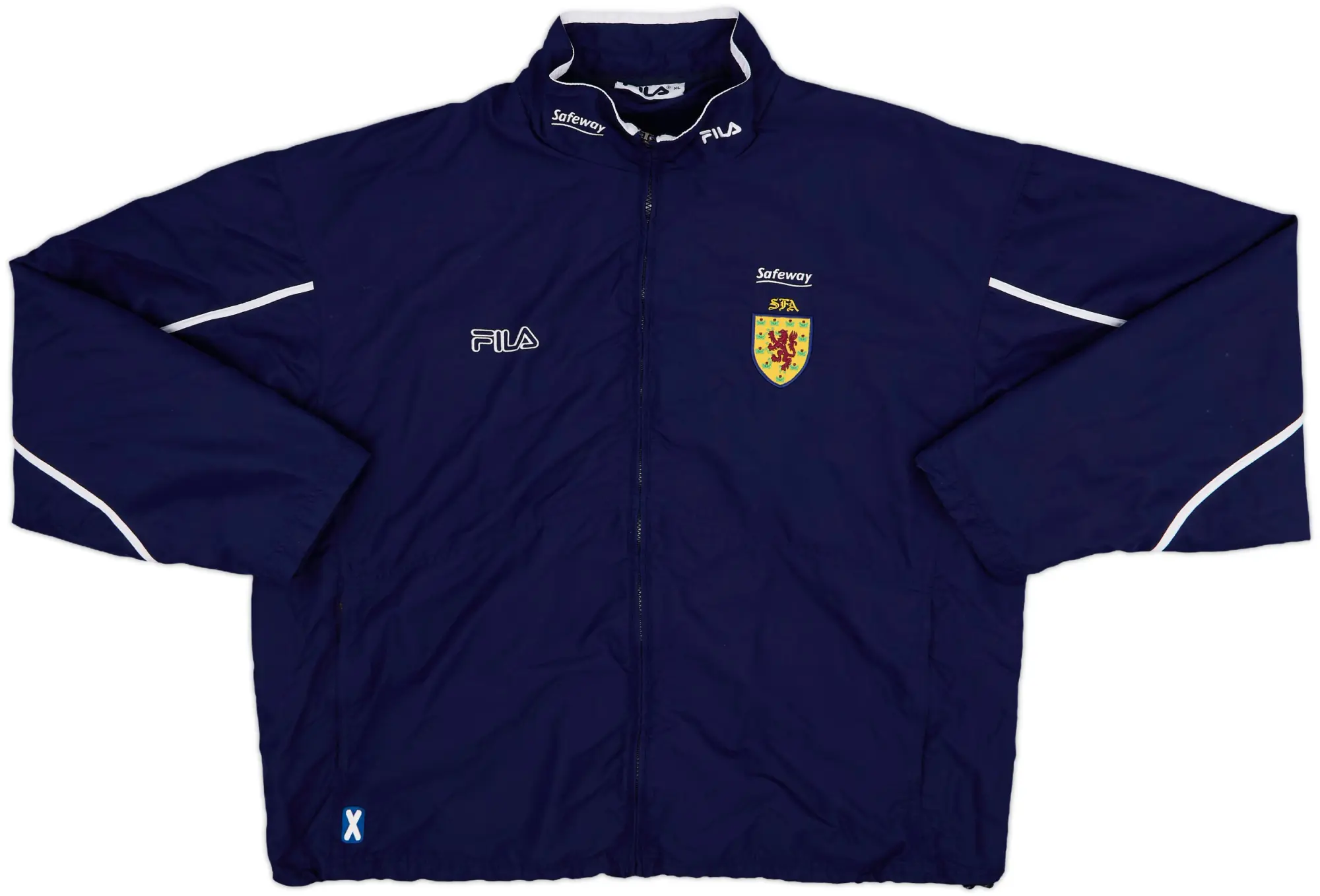 2000-02 Scotland Fila Track Jacket - 9/10 - (XL)