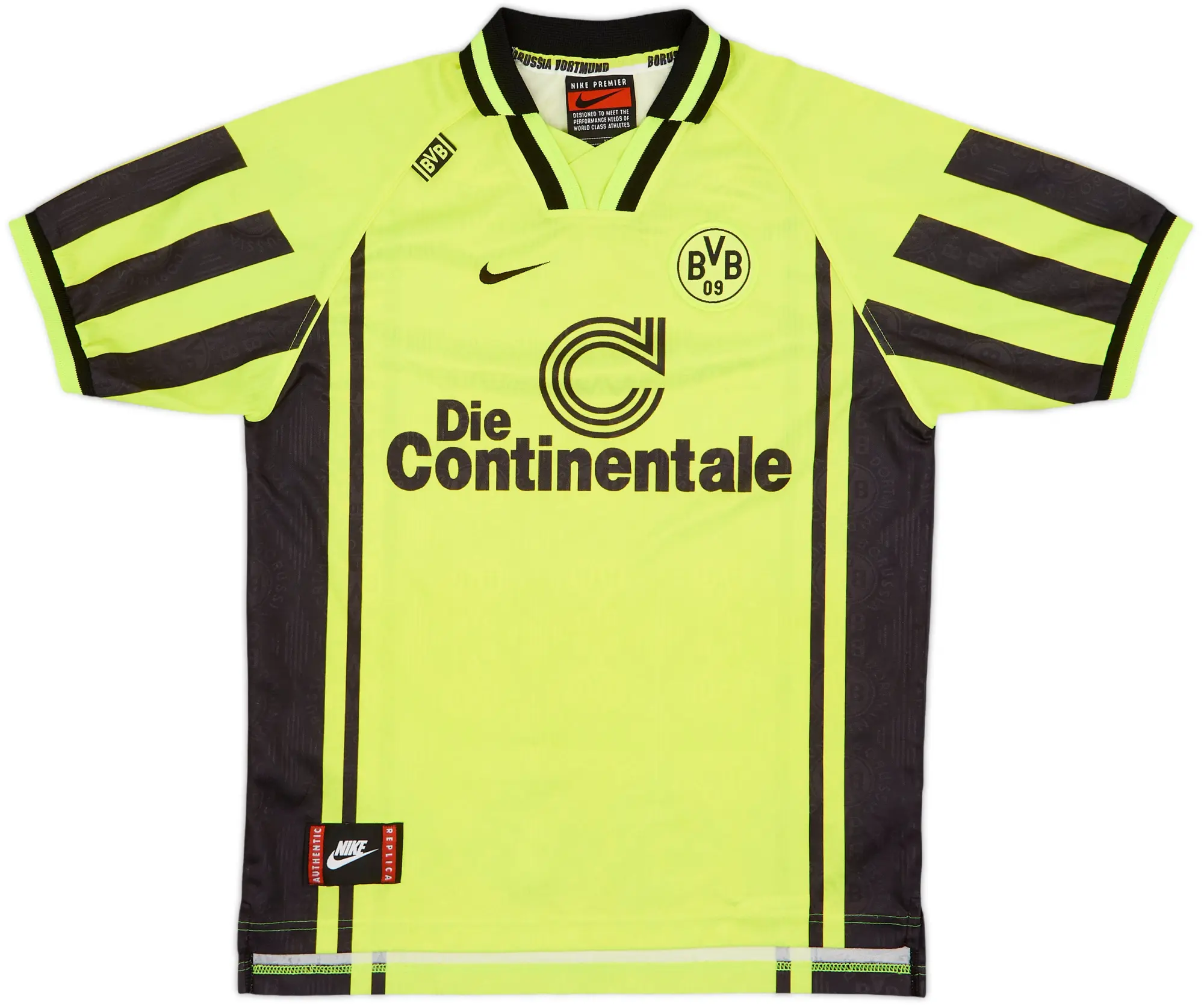Nike Borussia Dortmund Boys SS Home Shirt 1996/97