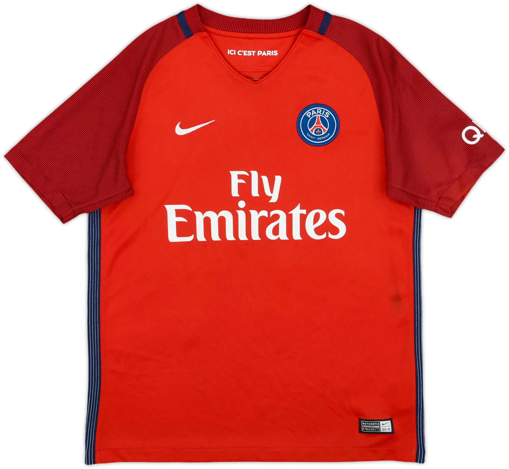 Nike Paris Saint Germain Boys SS Away Shirt 2016/17
