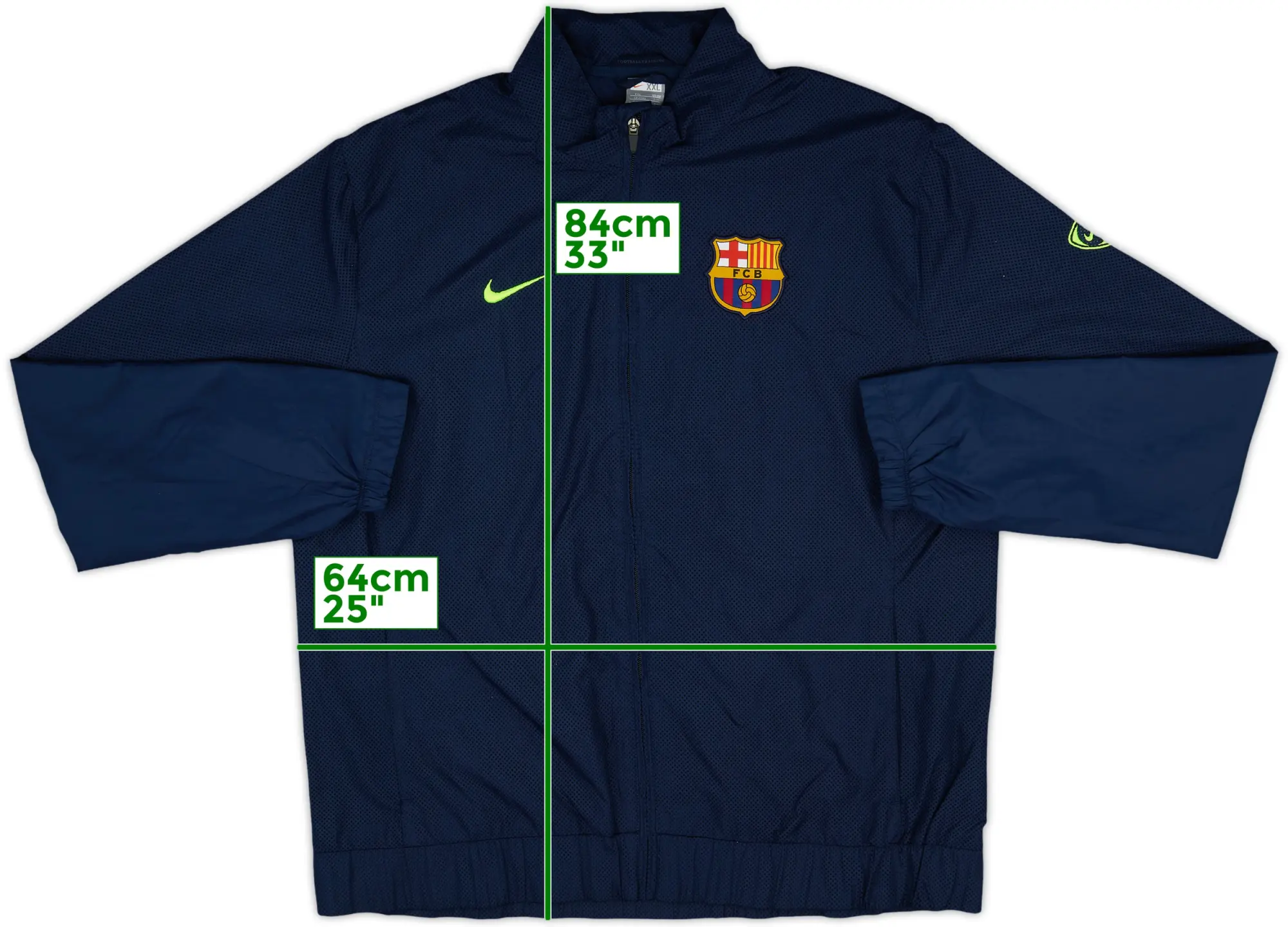 2009-10 Barcelona Nike Track Jacket - 8/10 - (XXL)