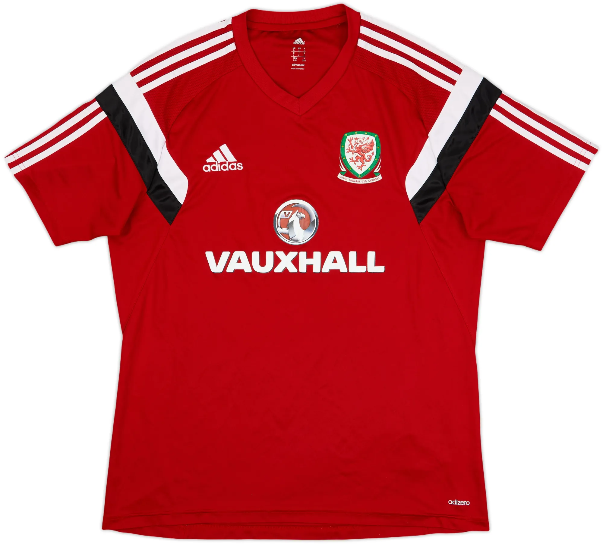 adidas Wales Mens SS Home Shirt 2013