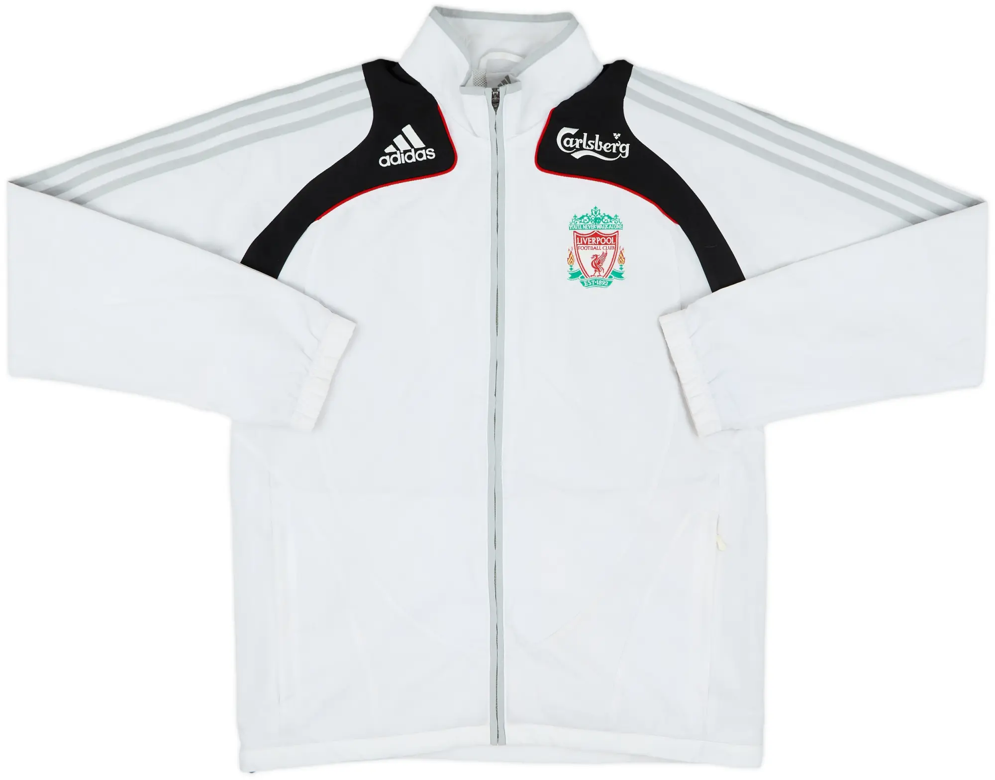 2008-09 Liverpool adidas Track Jacket - 7/10 - (S)