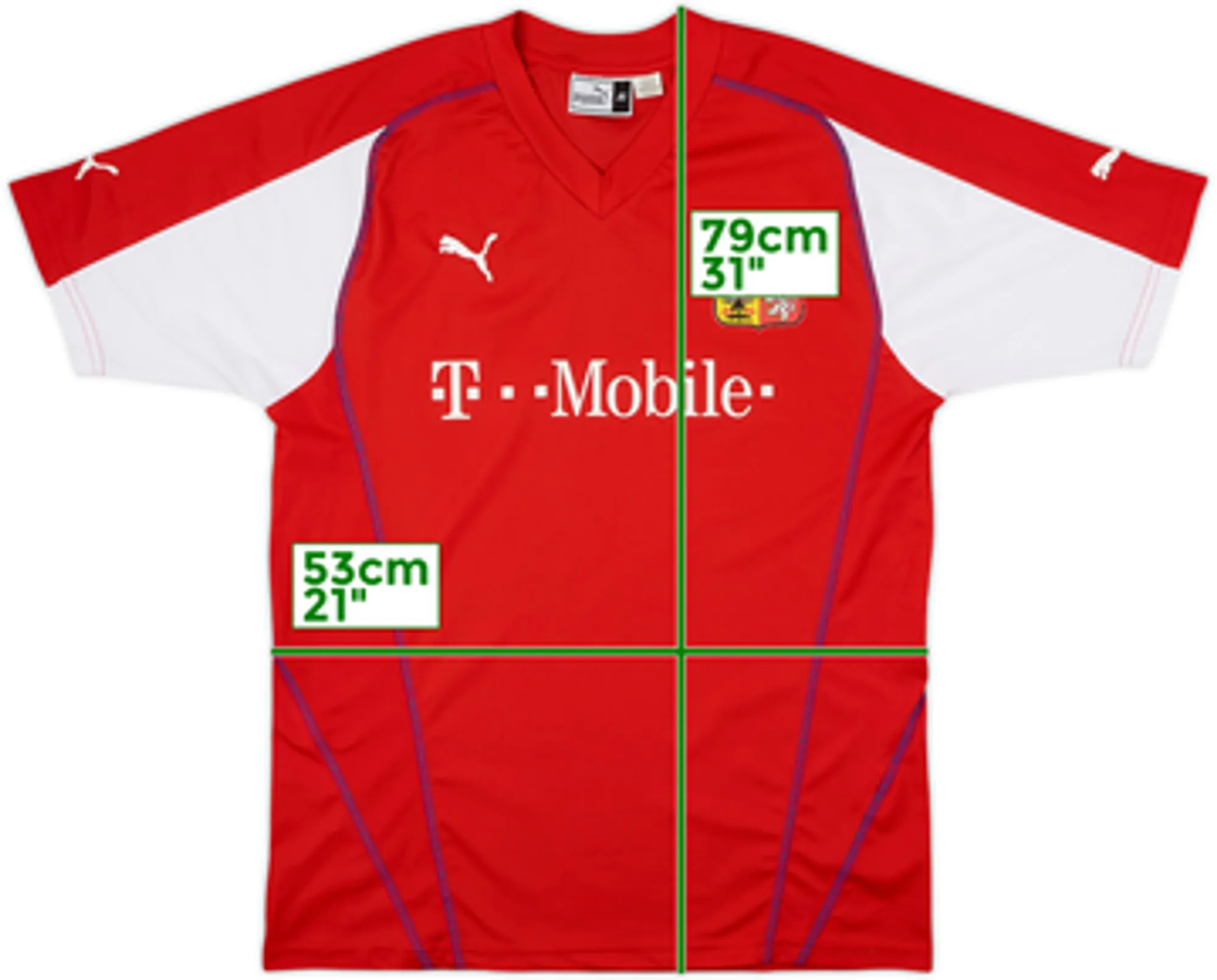 Puma Czech Republic Mens SS Home Shirt 2004