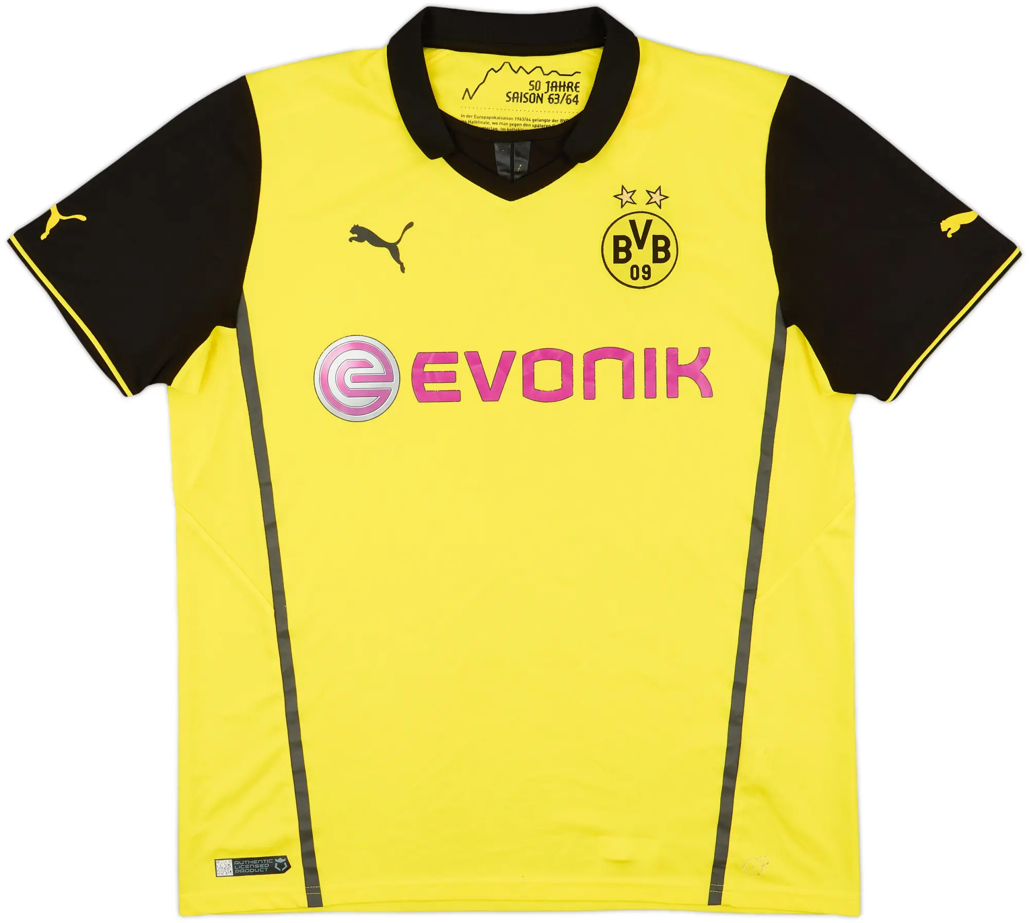 Puma Borussia Dortmund Mens SS Home Shirt 2013/14