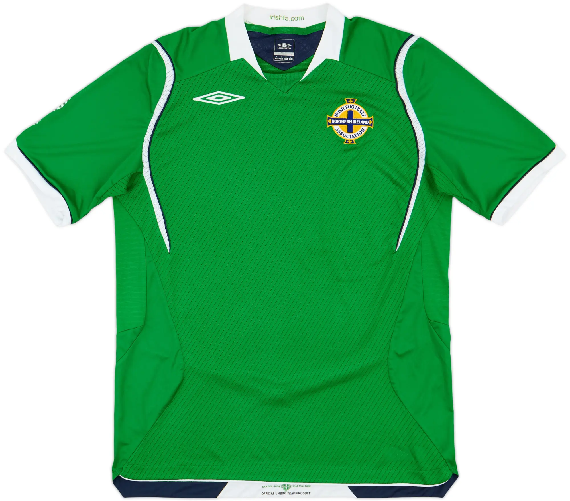 Umbro Northern Ireland Mens SS Home Shirt 2008