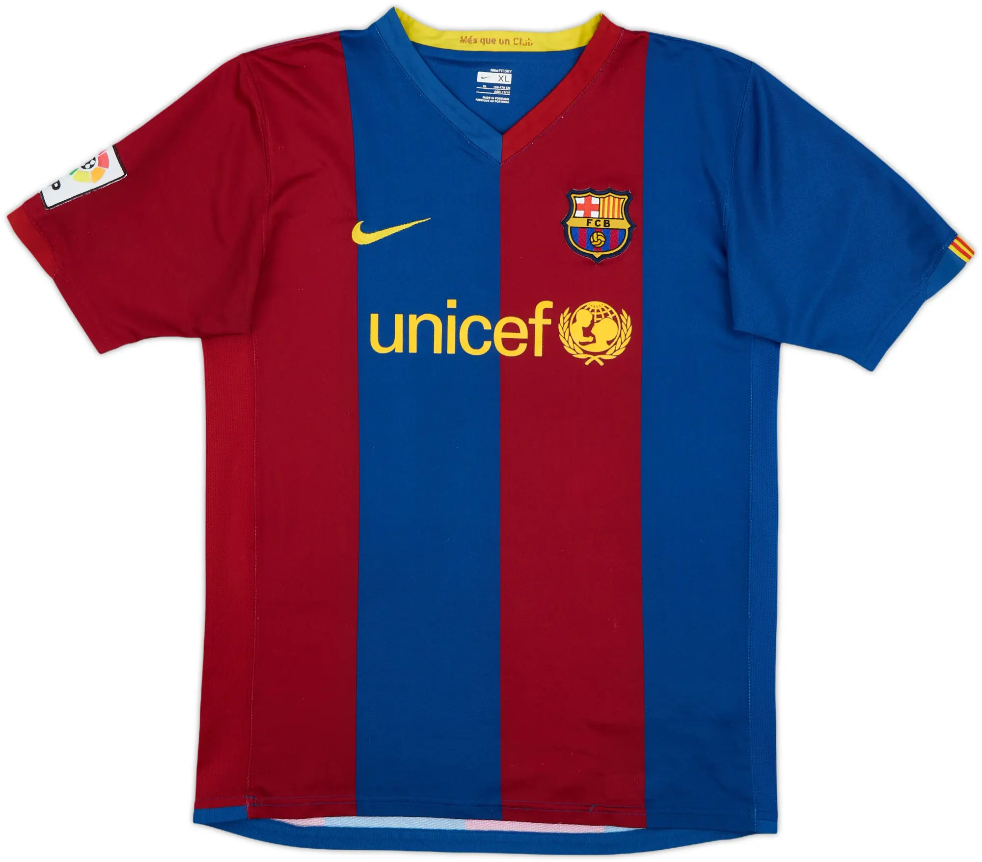 Nike Barcelona Boys SS Home Shirt 2006/07