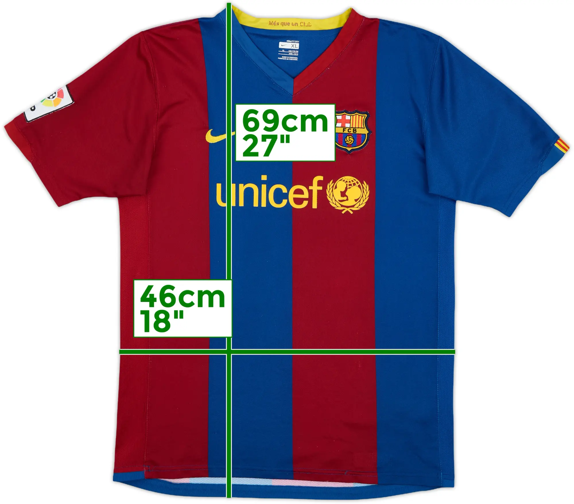 Nike Barcelona Boys SS Home Shirt 2006/07